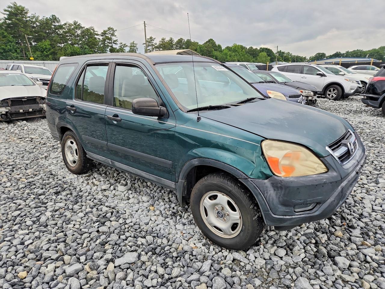 2003 Honda Cr-v Lx Green vin: SHSRD68403U103276