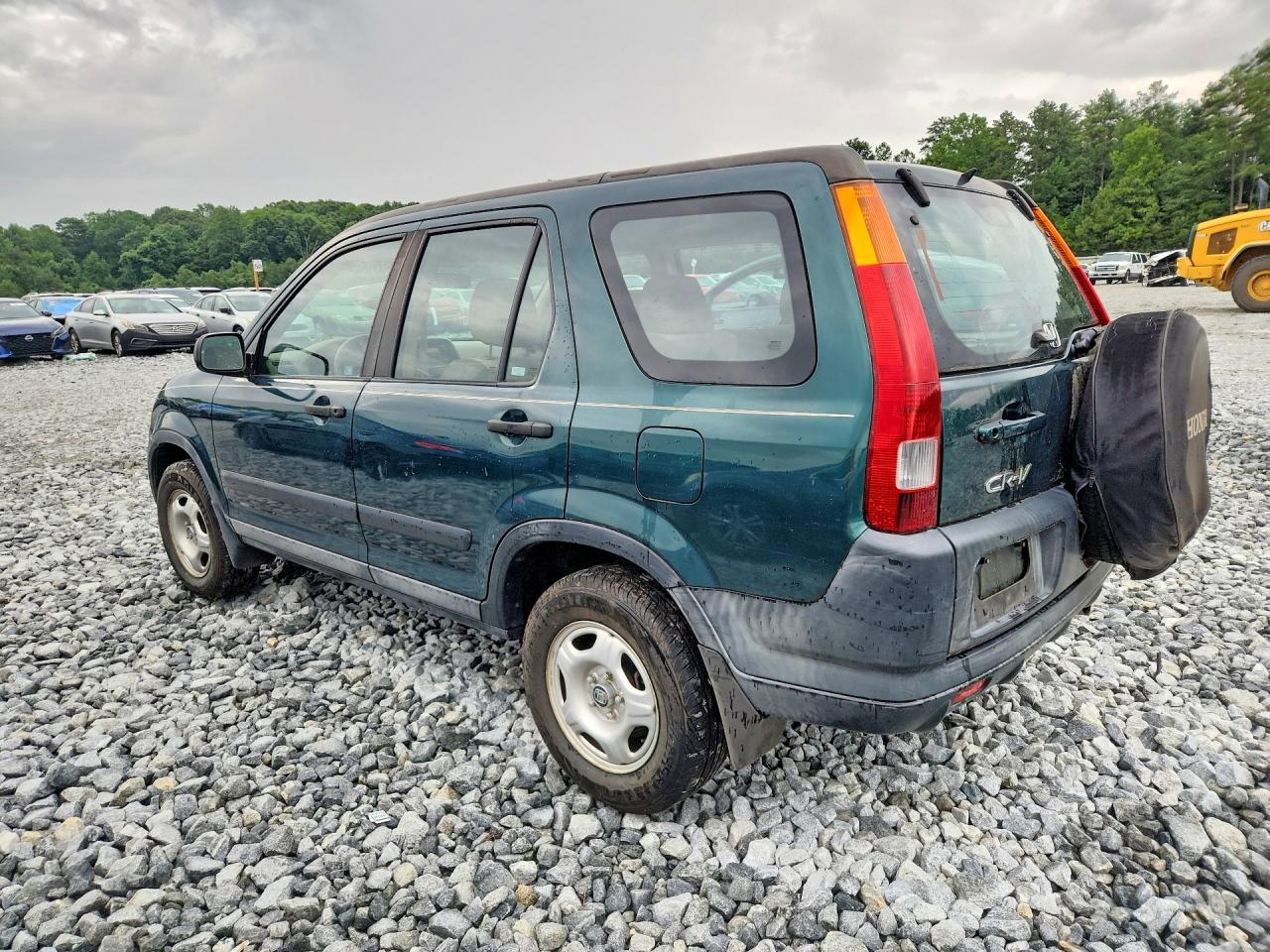 2003 Honda Cr-v Lx Green vin: SHSRD68403U103276
