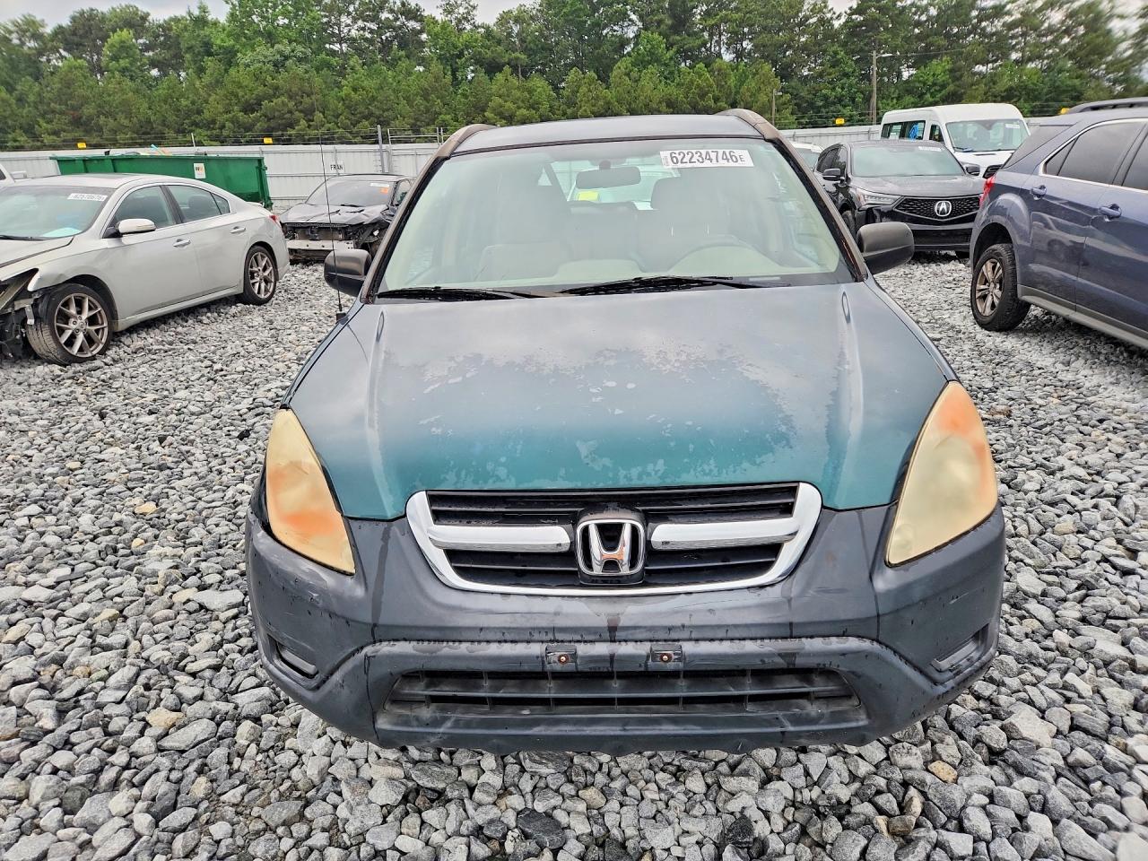 2003 Honda Cr-v Lx Green vin: SHSRD68403U103276