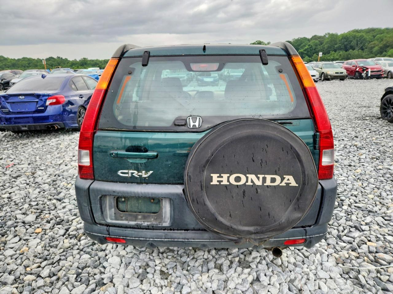 2003 Honda Cr-v Lx Green vin: SHSRD68403U103276