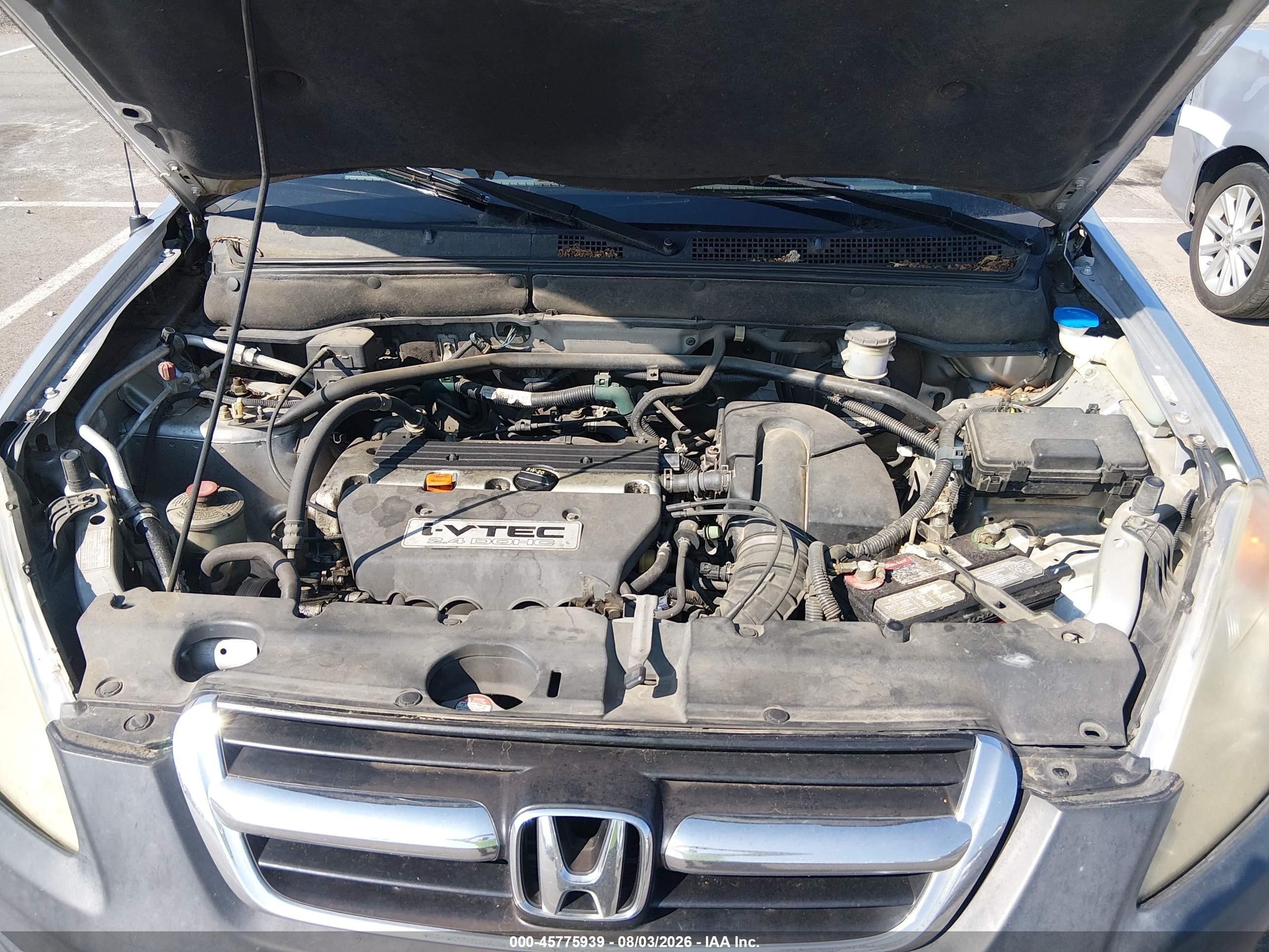 2004 Honda Cr-v Lx Gray vin: SHSRD68414U208913