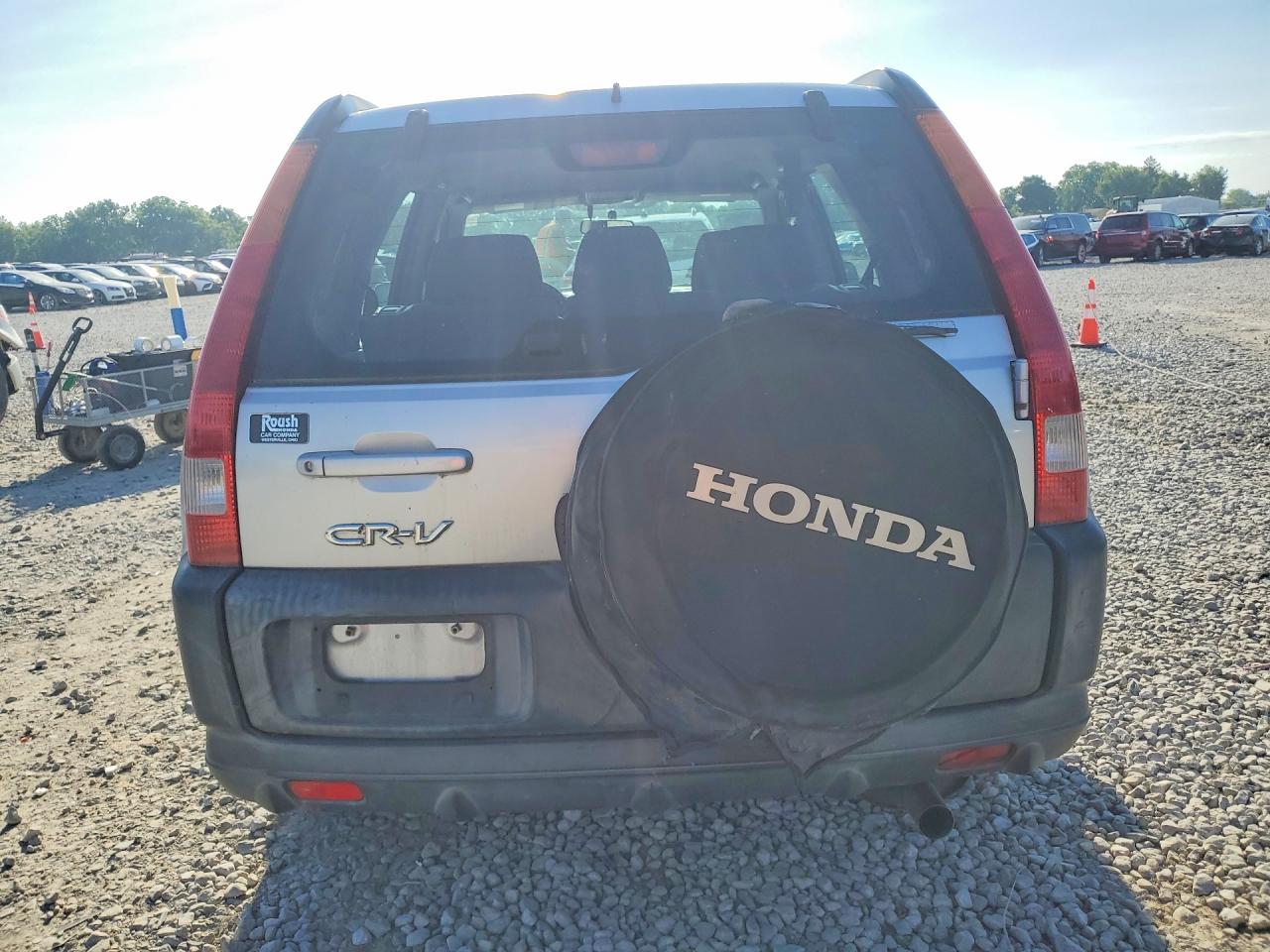 2003 Honda Cr-v Lx Gray vin: SHSRD68423U101495
