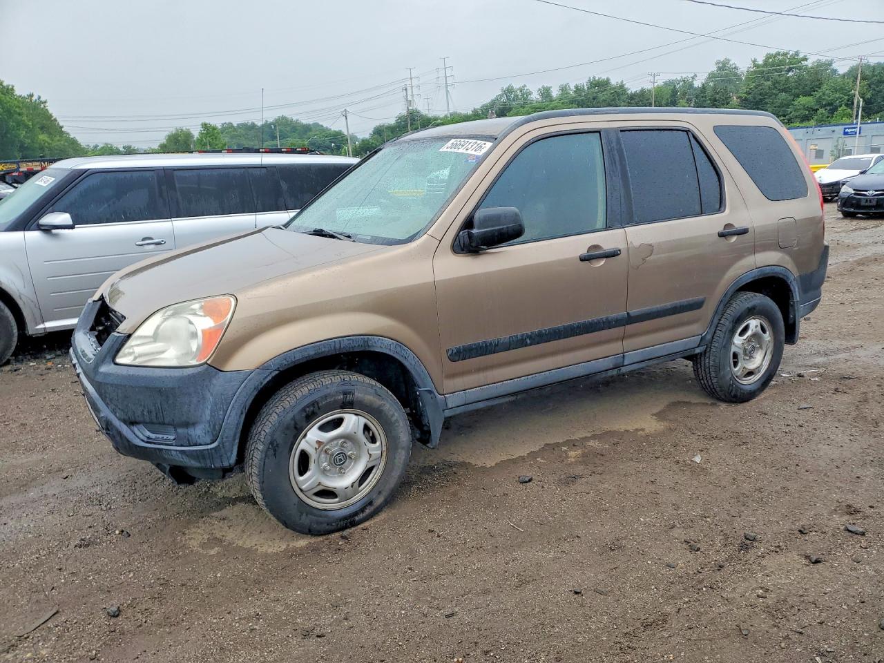 2003 Honda Cr-v Lx Tan vin: SHSRD68423U107698