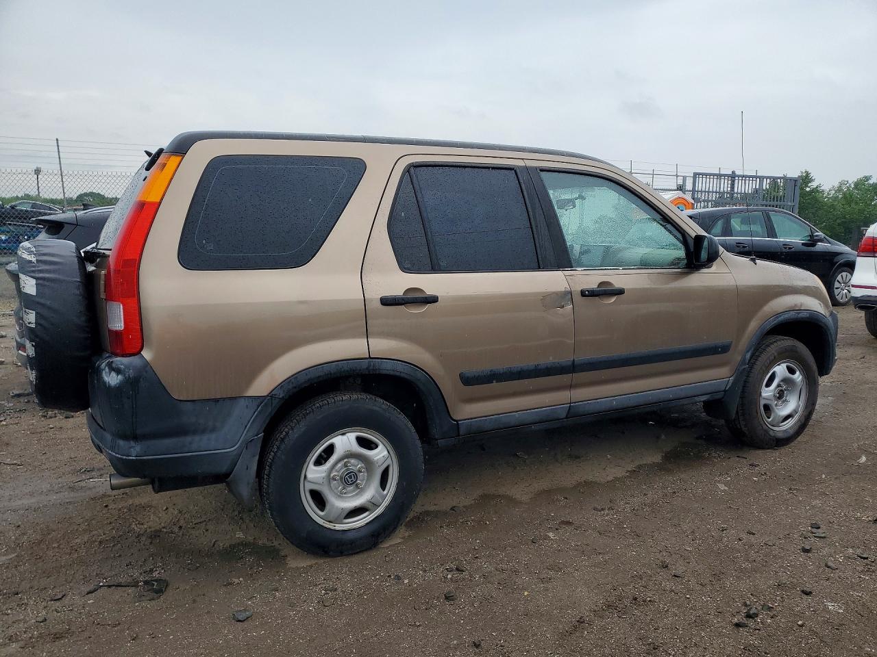 2003 Honda Cr-v Lx Tan vin: SHSRD68423U107698