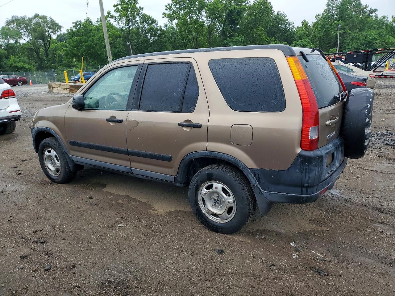 2003 Honda Cr-v Lx Tan vin: SHSRD68423U107698