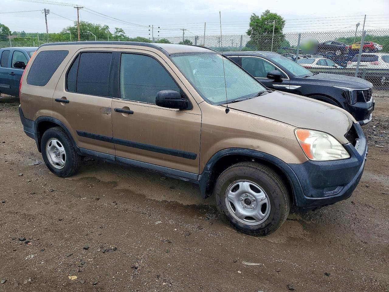 2003 Honda Cr-v Lx Tan vin: SHSRD68423U107698