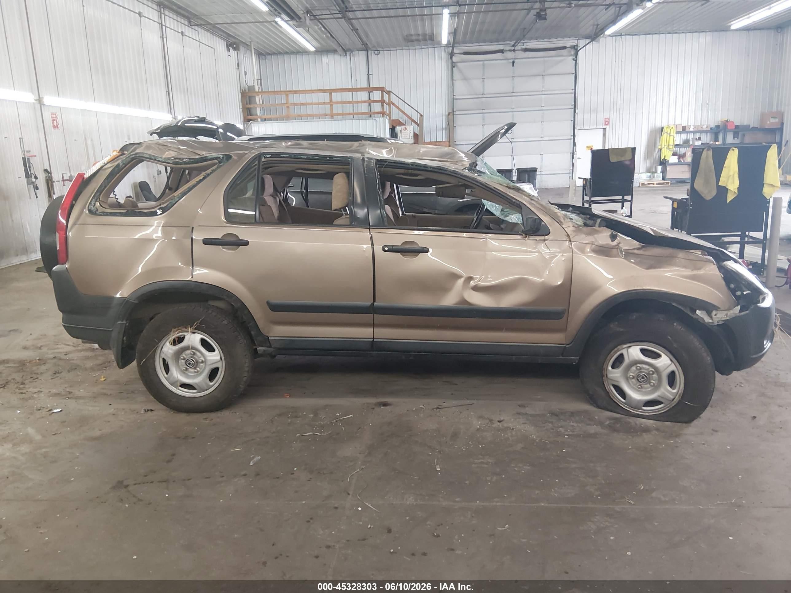 2004 Honda Cr-v Lx Коричневый vin: SHSRD68424U204806