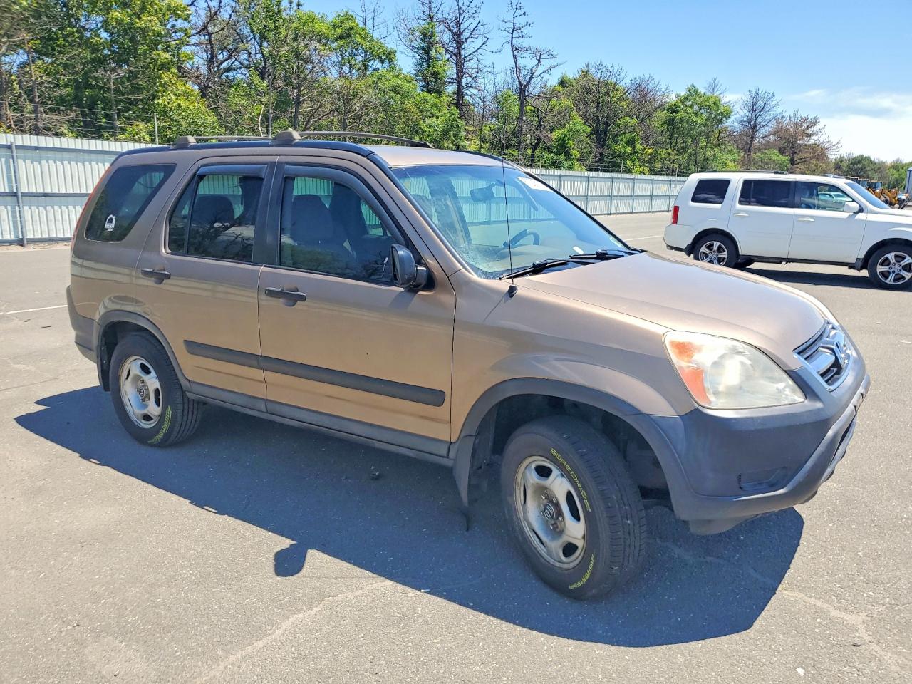 2003 Honda Cr-v Lx Коричневый vin: SHSRD68433U108794