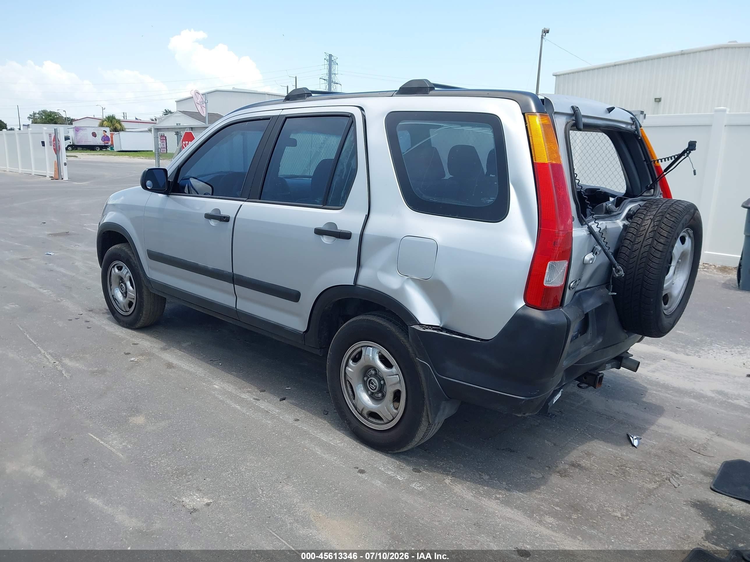 2003 Honda Cr-v Lx Silver vin: SHSRD68433U109279
