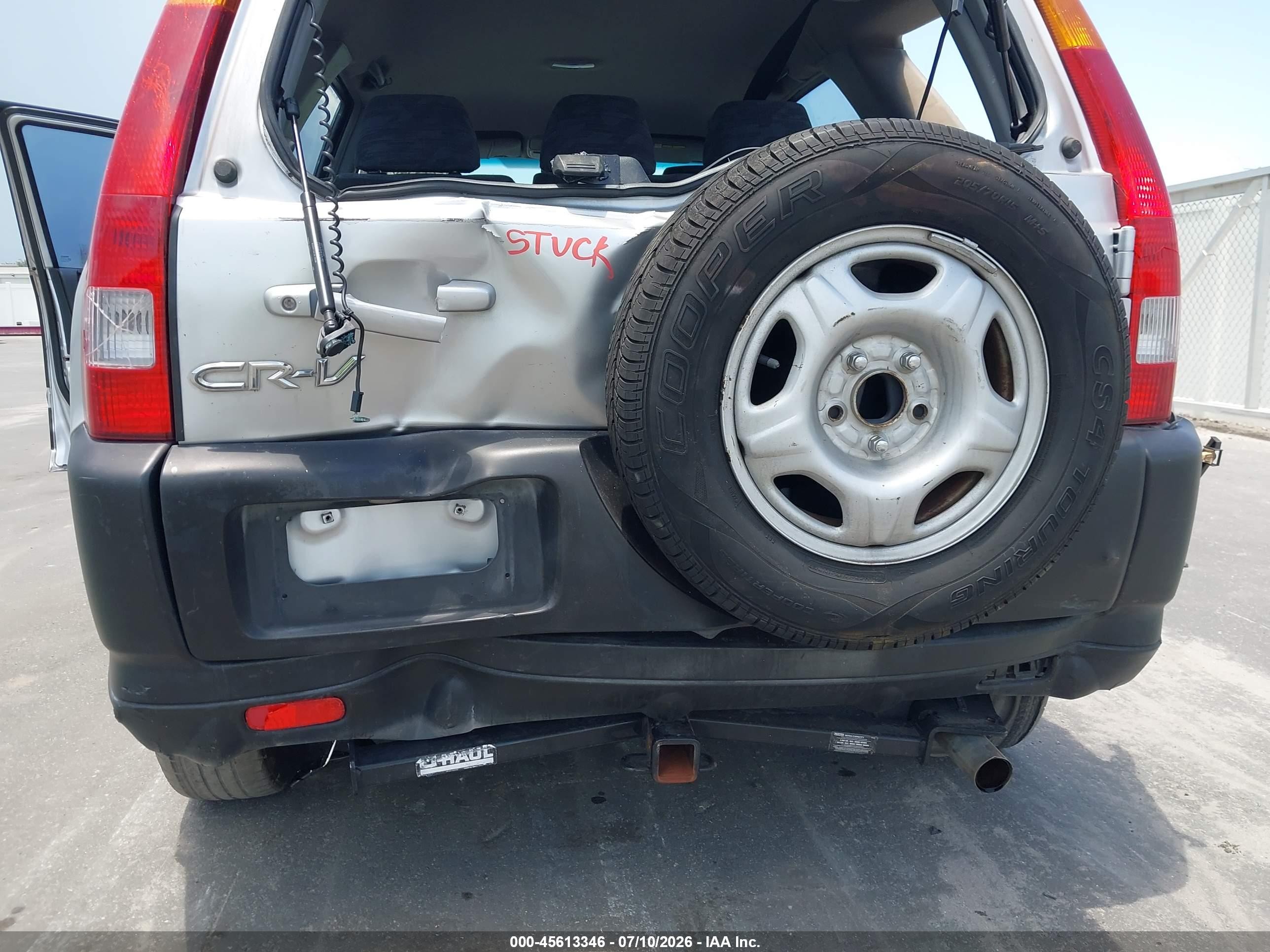2003 Honda Cr-v Lx Silver vin: SHSRD68433U109279