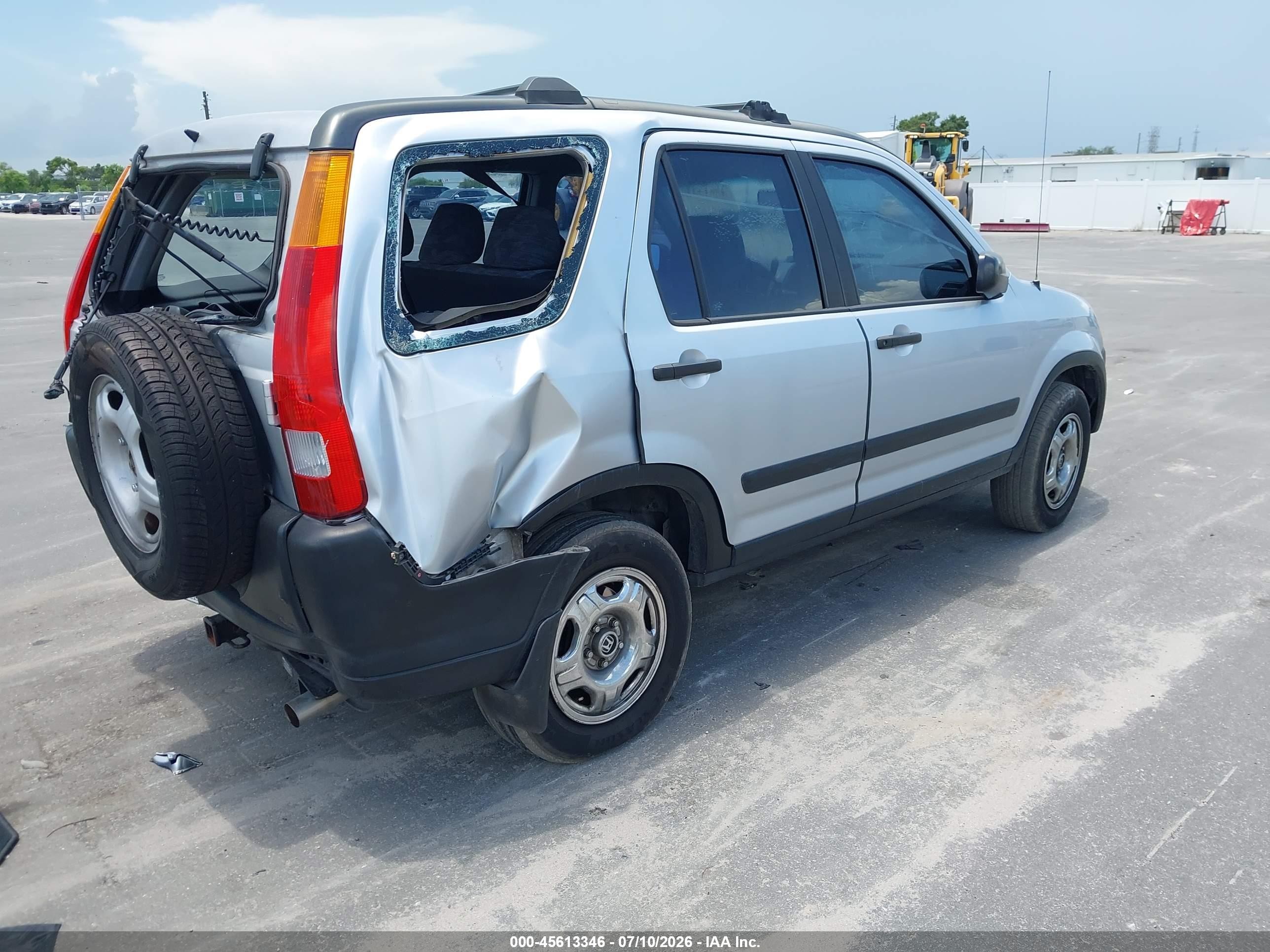 2003 Honda Cr-v Lx Silver vin: SHSRD68433U109279