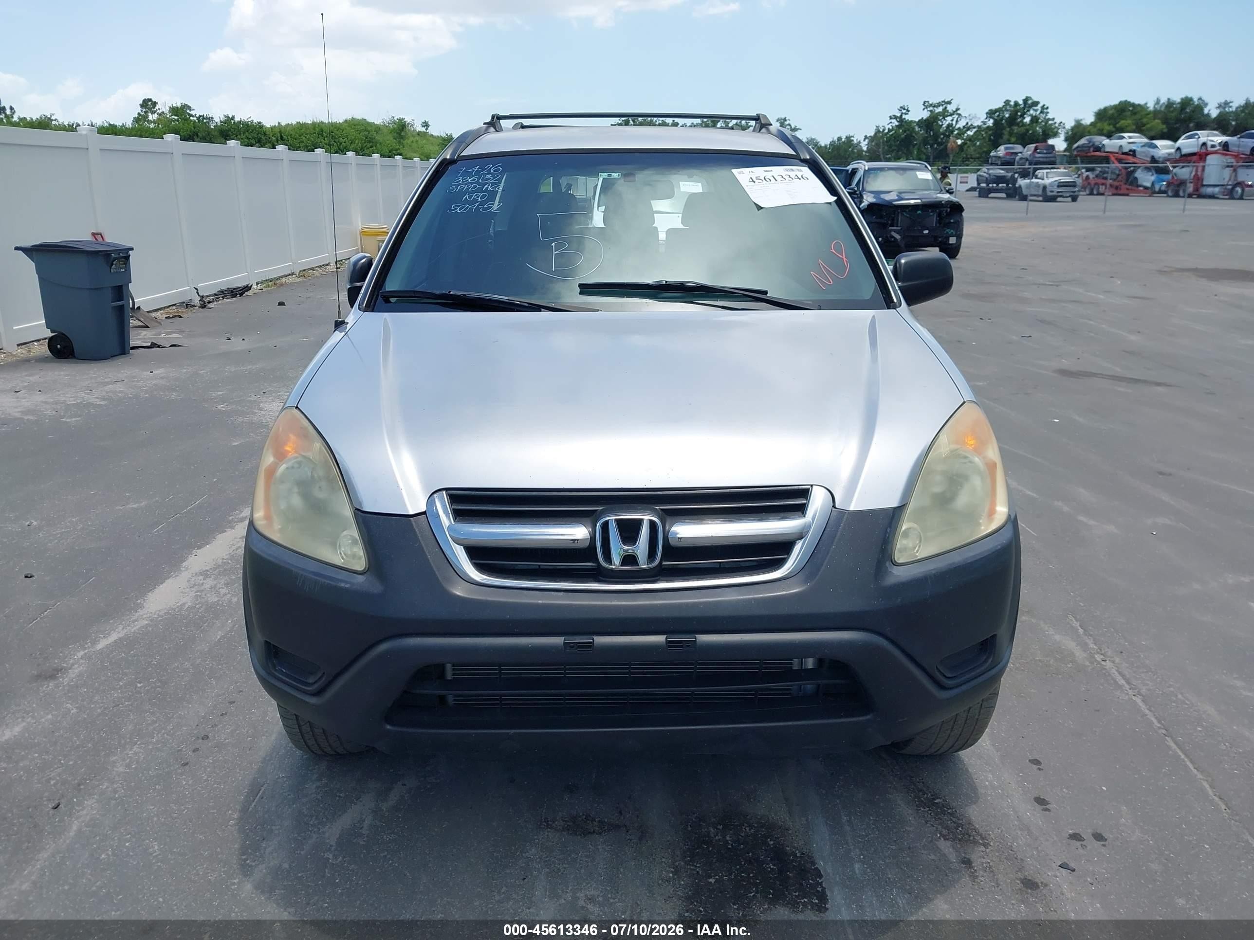 2003 Honda Cr-v Lx Silver vin: SHSRD68433U109279