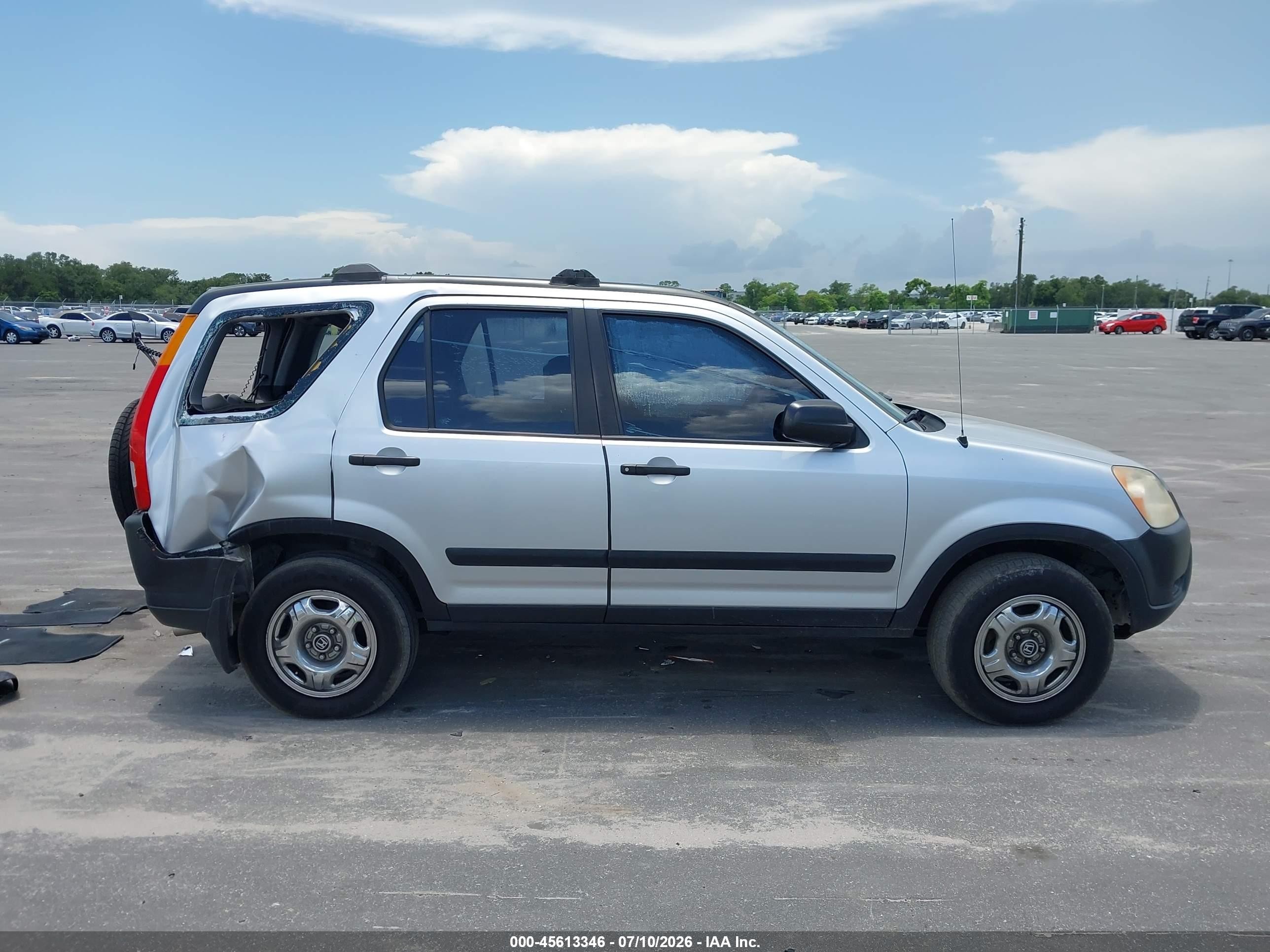 2003 Honda Cr-v Lx Silver vin: SHSRD68433U109279