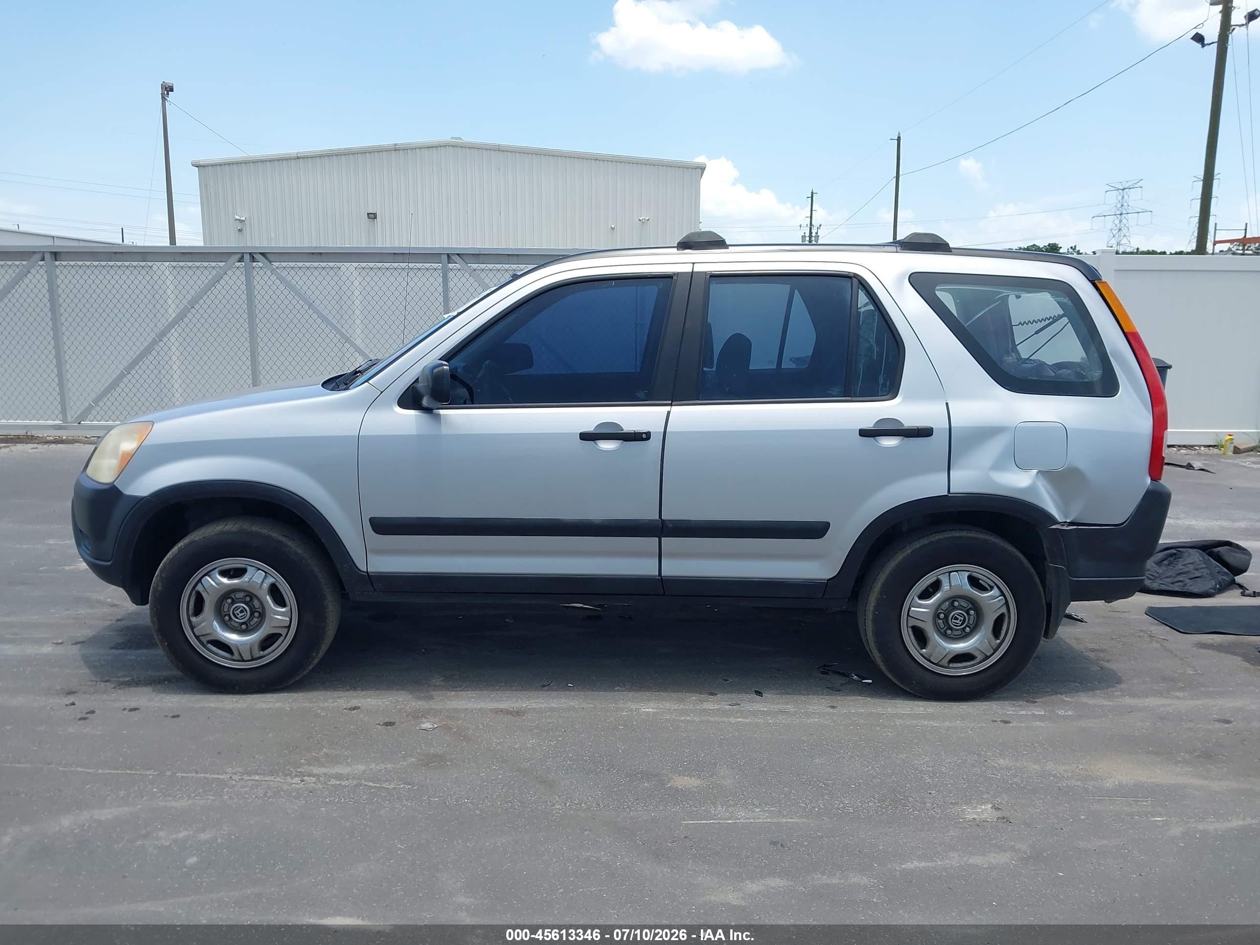 2003 Honda Cr-v Lx Silver vin: SHSRD68433U109279