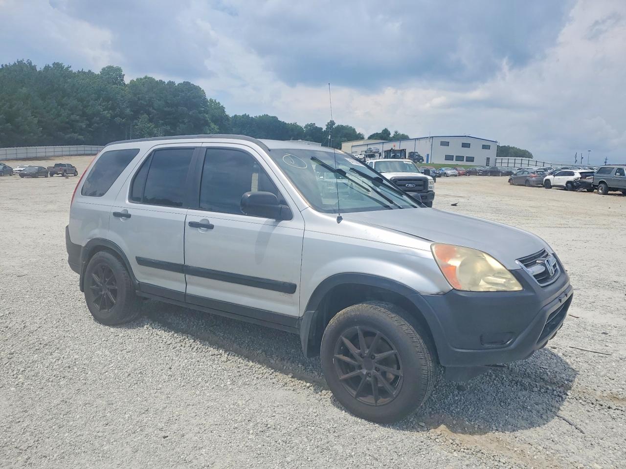 2004 Honda Cr-v Lx Gray vin: SHSRD68434U207066