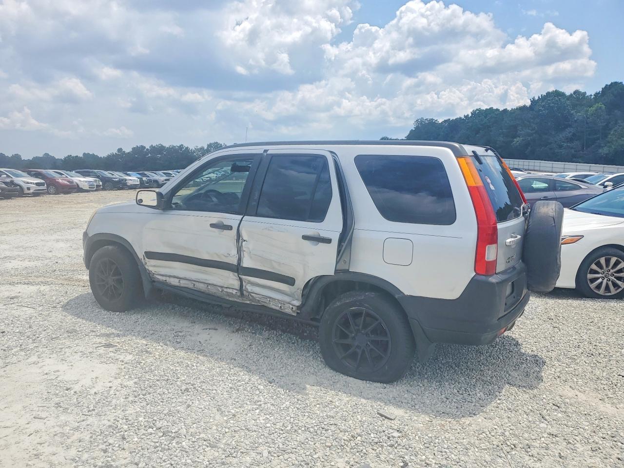 2004 Honda Cr-v Lx Gray vin: SHSRD68434U207066