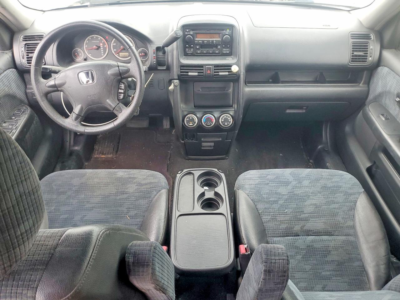 2004 Honda Cr-v Lx Gray vin: SHSRD68434U207066