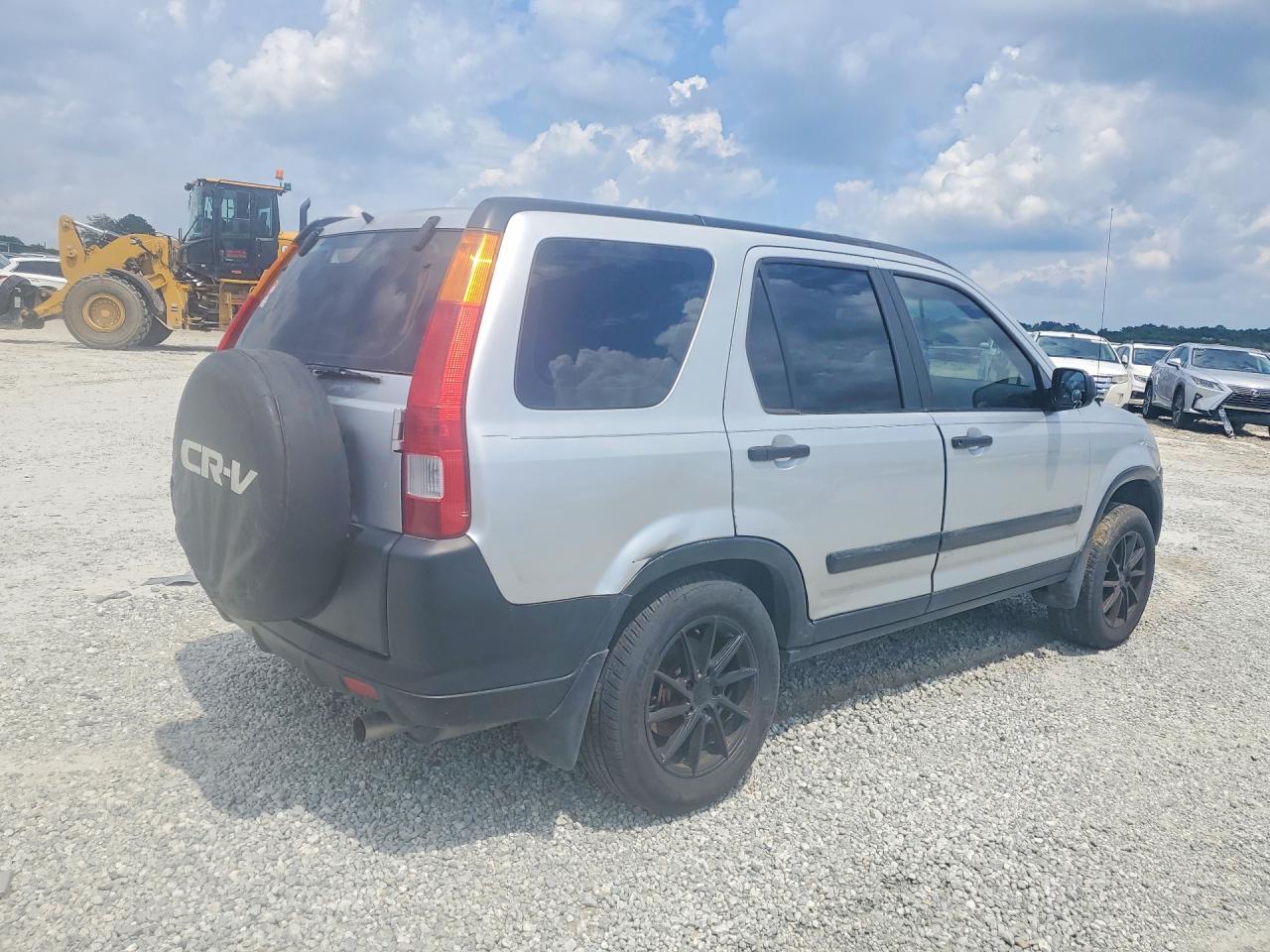 2004 Honda Cr-v Lx Gray vin: SHSRD68434U207066