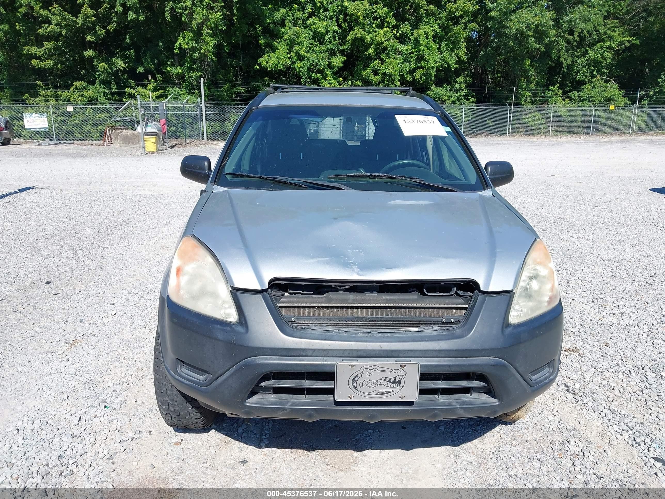 2003 Honda Cr-v Lx Silver vin: SHSRD68453U101202