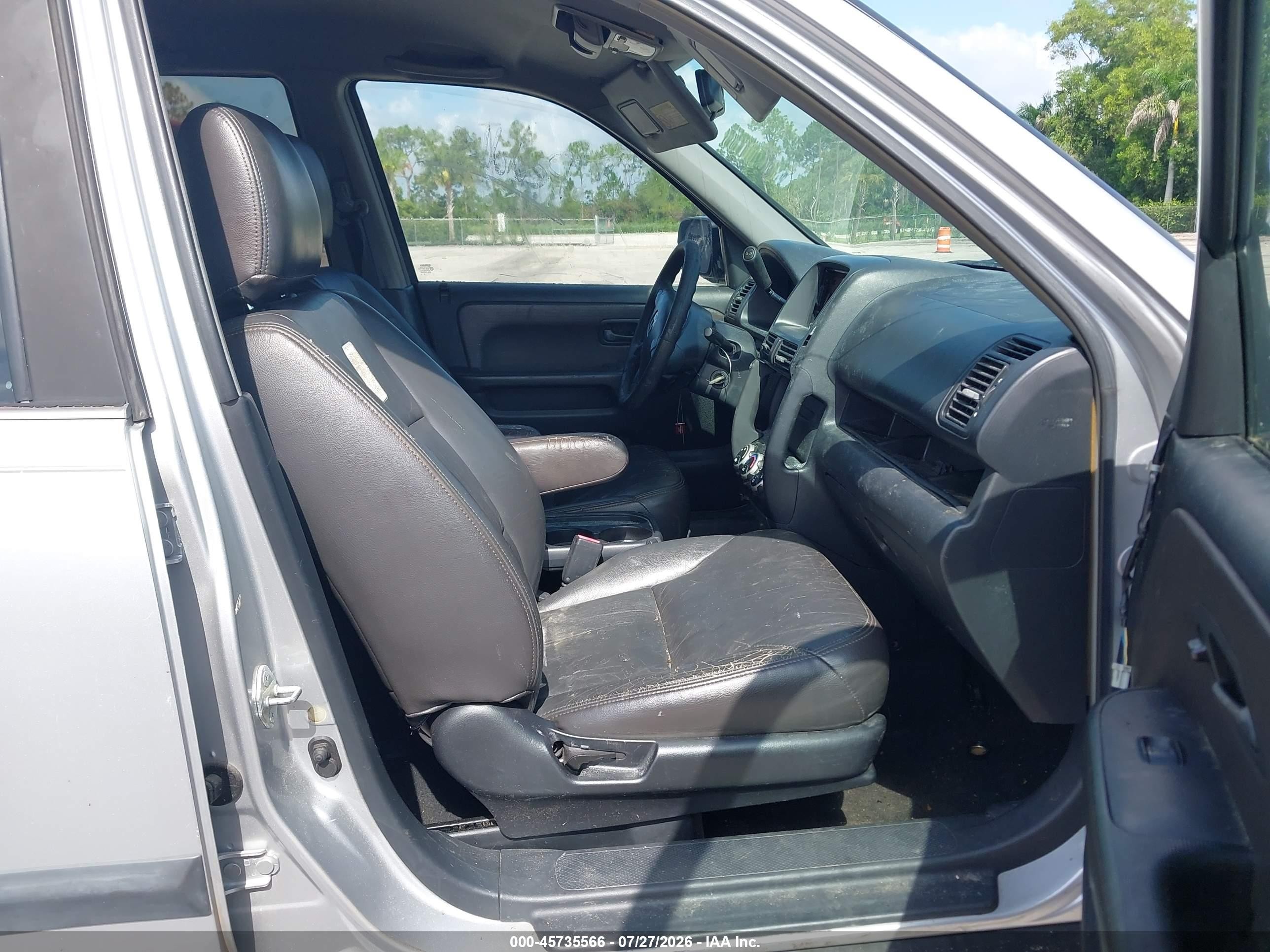 2004 Honda Cr-v Lx Silver vin: SHSRD68454U207442