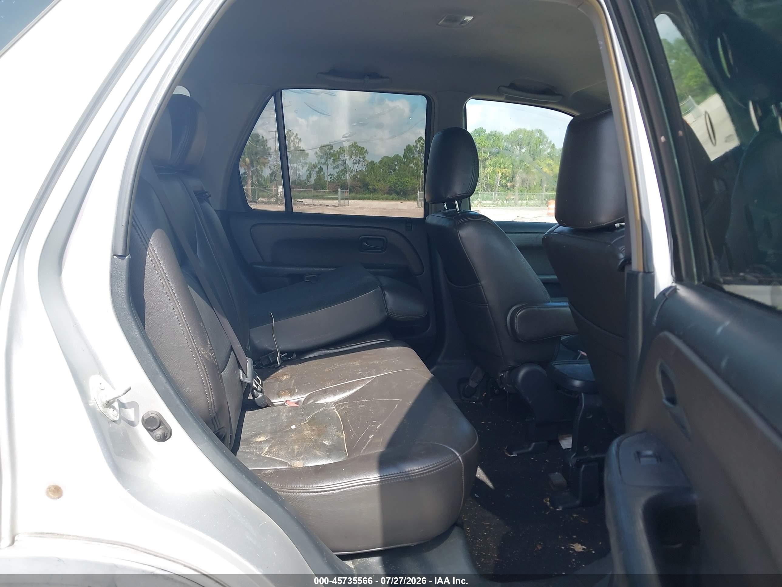 2004 Honda Cr-v Lx Silver vin: SHSRD68454U207442