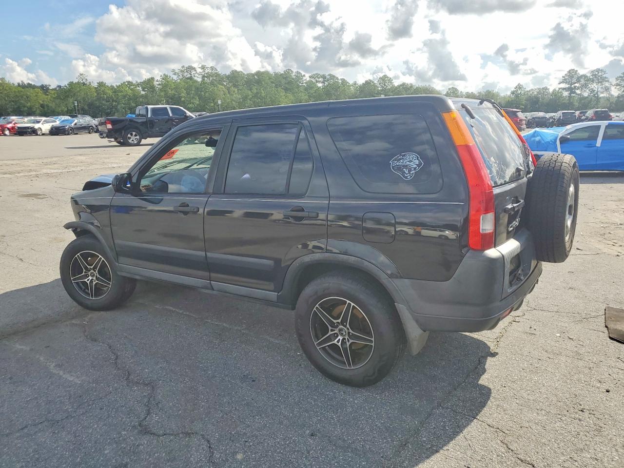2004 Honda Cr-v Lx Black vin: SHSRD68454U209756