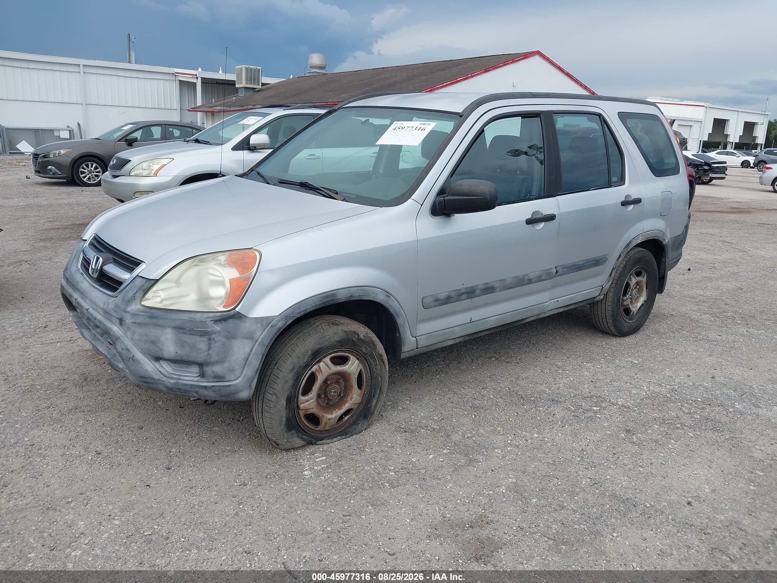 2003 Honda Cr-v Lx Silver vin: SHSRD68463U102018