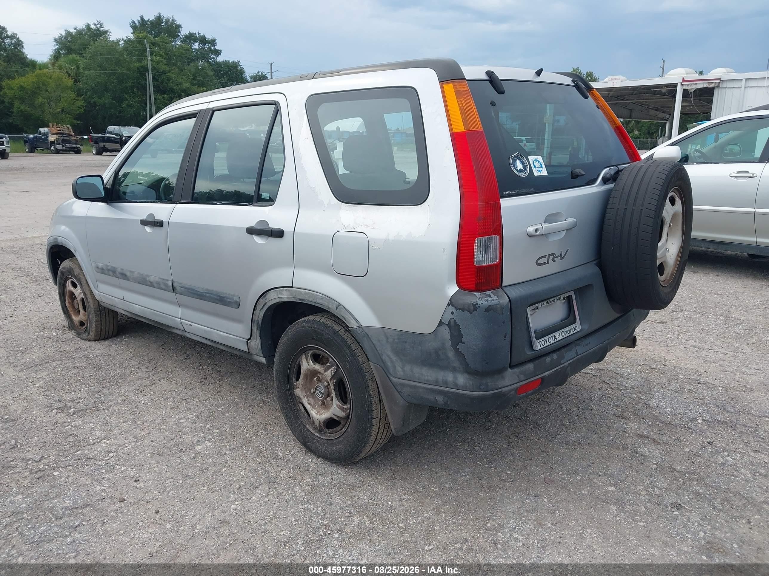 2003 Honda Cr-v Lx Silver vin: SHSRD68463U102018