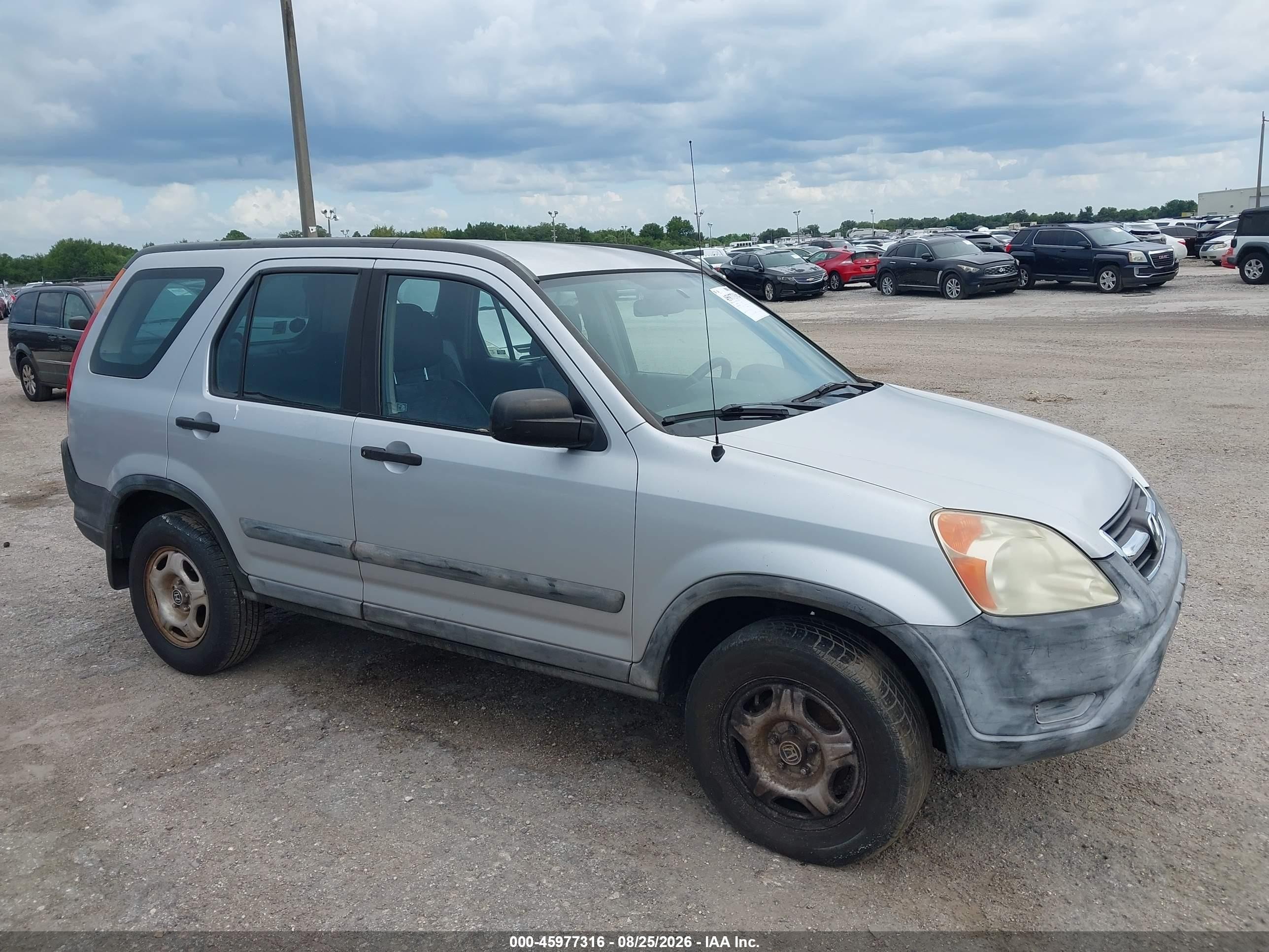 2003 Honda Cr-v Lx Silver vin: SHSRD68463U102018