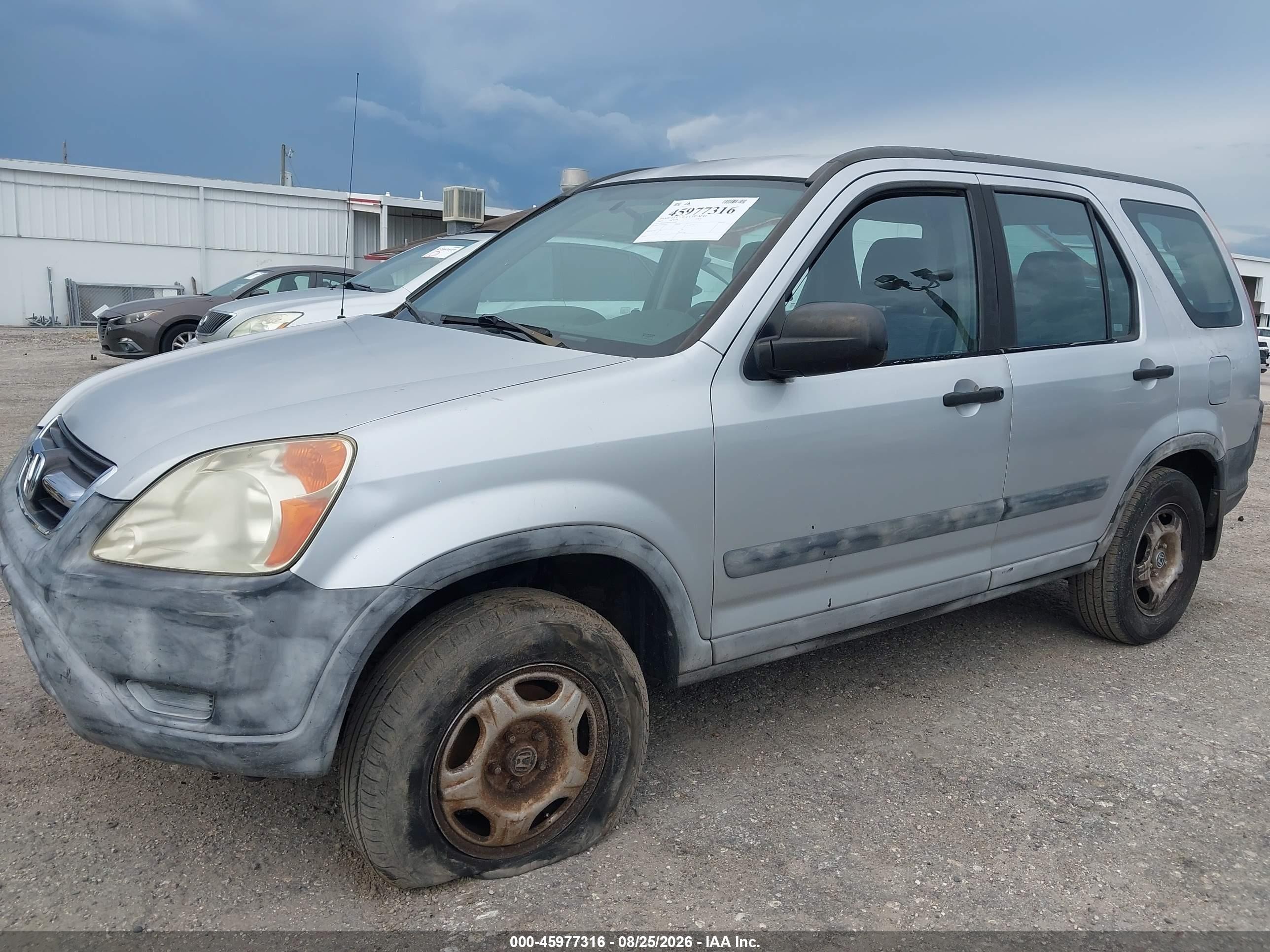 2003 Honda Cr-v Lx Silver vin: SHSRD68463U102018