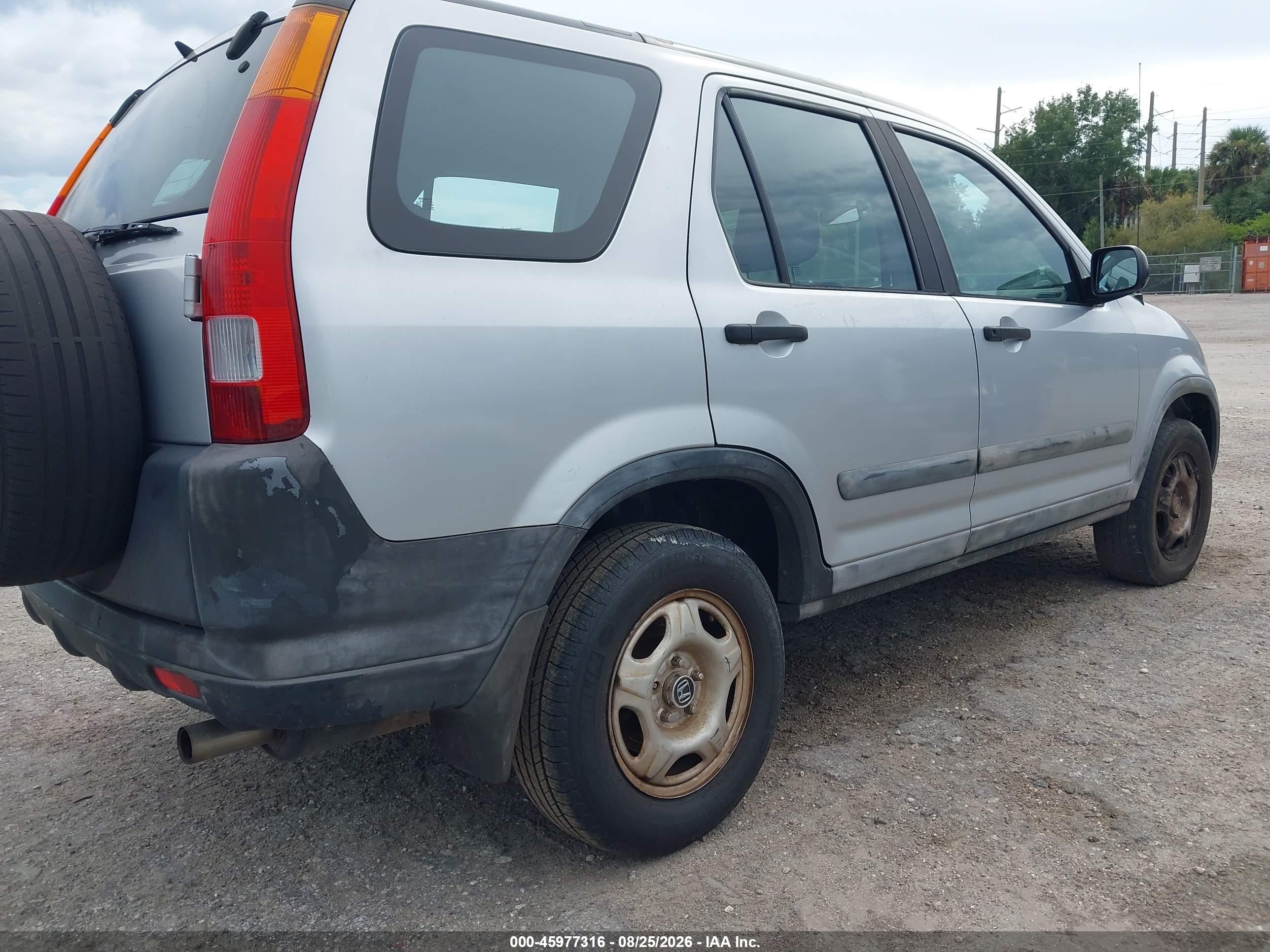 2003 Honda Cr-v Lx Silver vin: SHSRD68463U102018