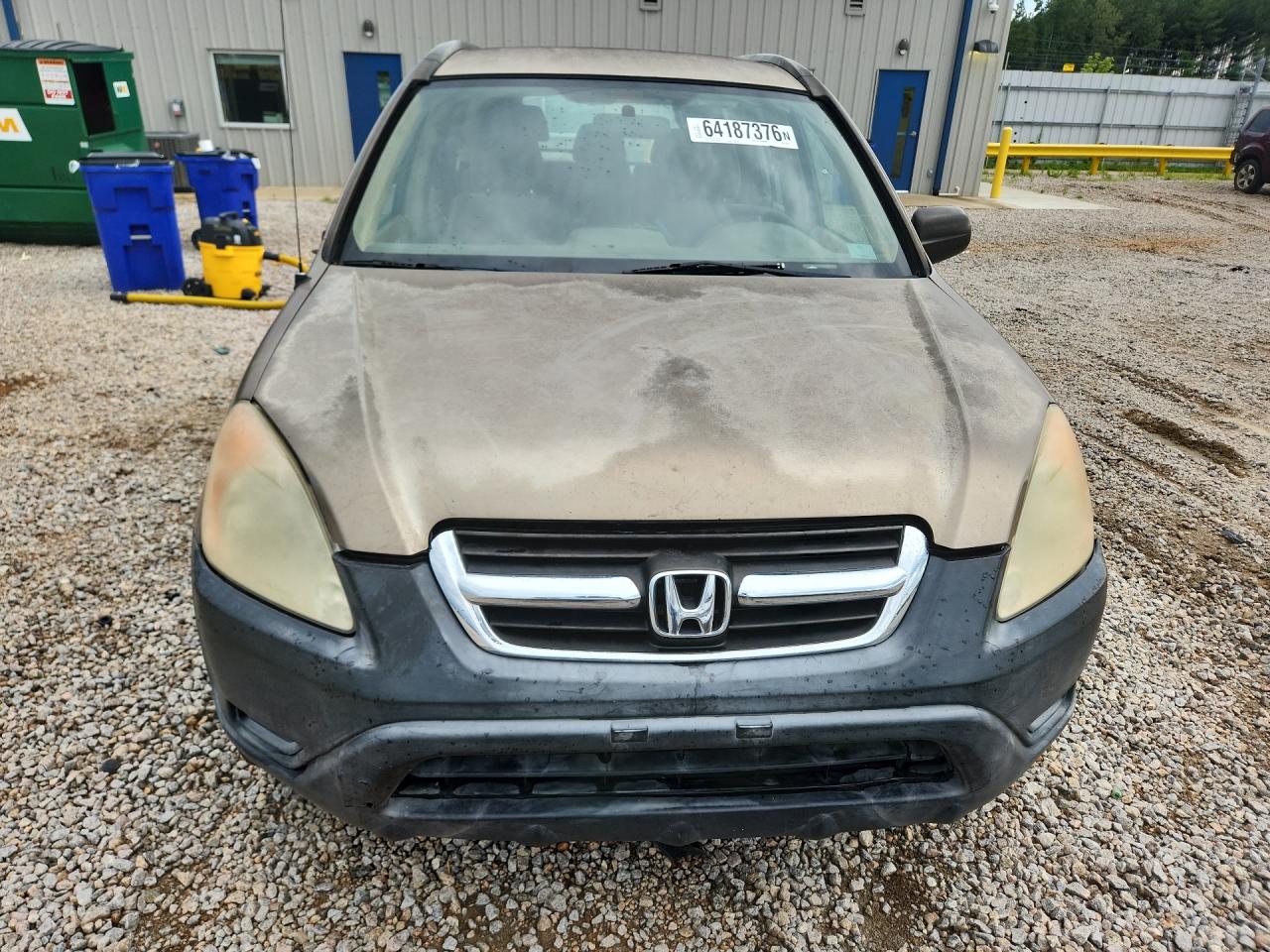 2004 Honda Cr-v Lx Brown vin: SHSRD68464U201407