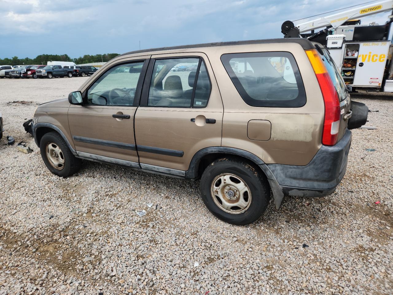 2004 Honda Cr-v Lx Brown vin: SHSRD68464U201407