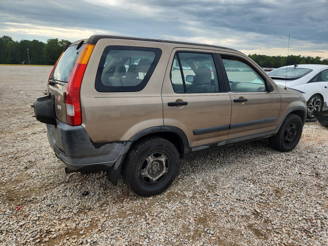 2004 Honda Cr-v Lx Brown vin: SHSRD68464U201407