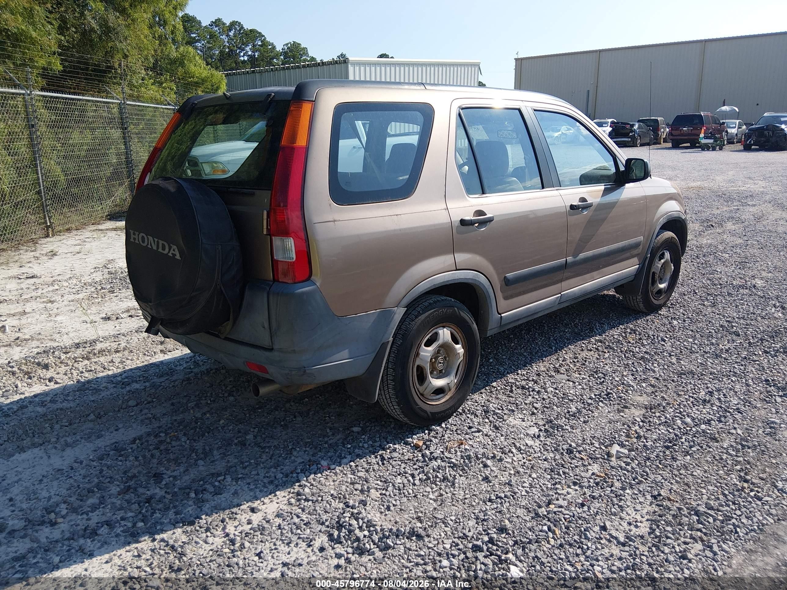 2003 Honda Cr-v Lx Золотой vin: SHSRD68473U100715