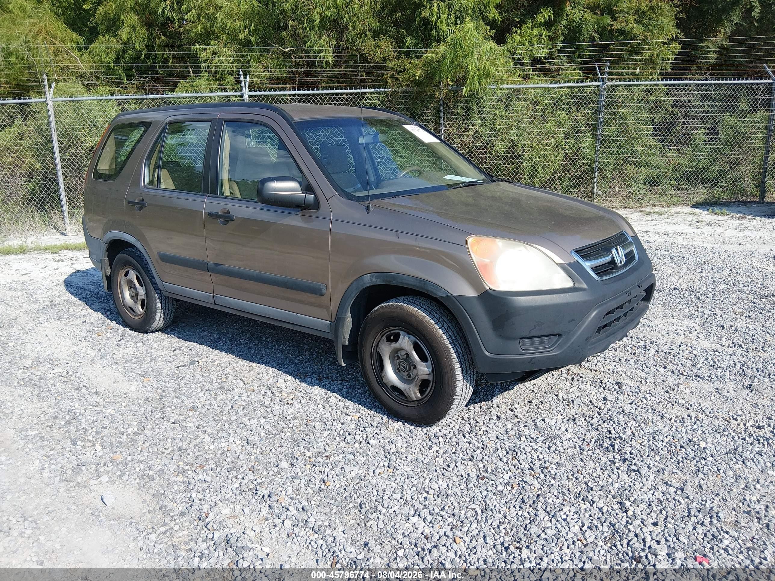 2003 Honda Cr-v Lx Золотой vin: SHSRD68473U100715