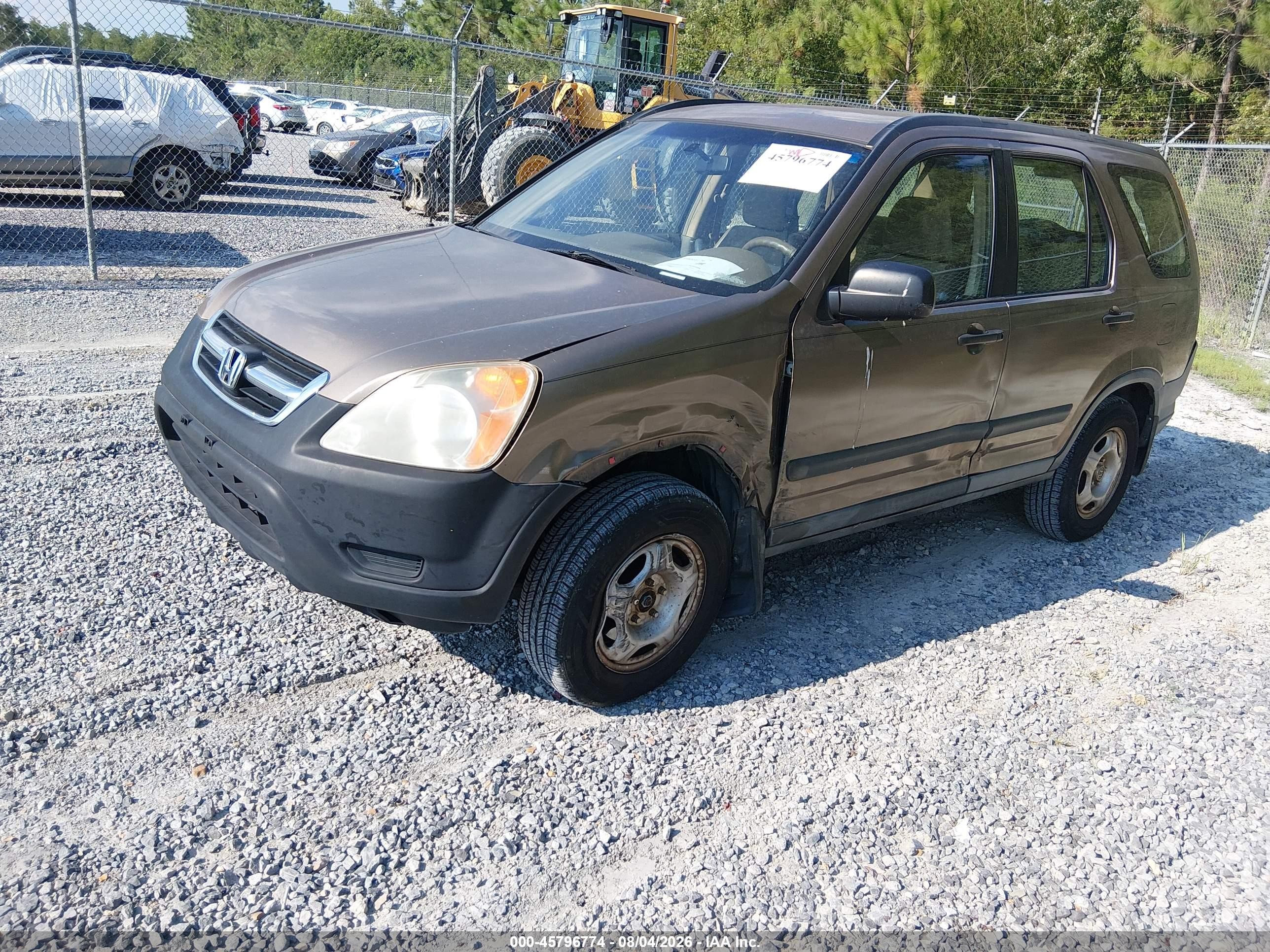 2003 Honda Cr-v Lx Золотой vin: SHSRD68473U100715