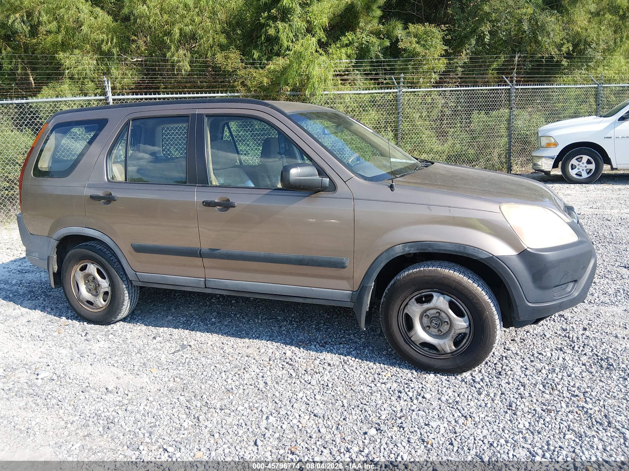 2003 Honda Cr-v Lx Золотой vin: SHSRD68473U100715