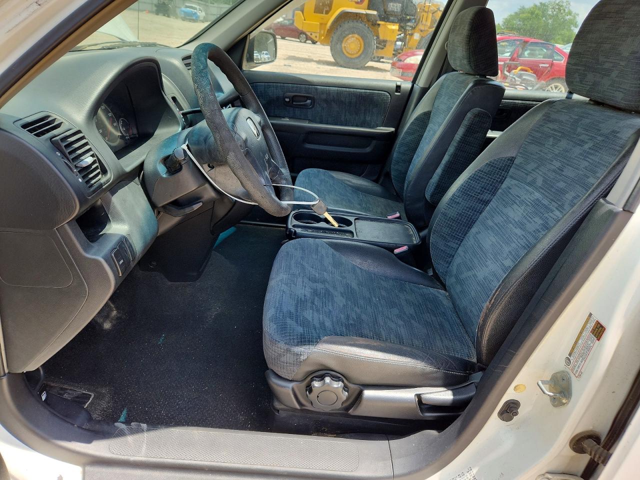 2004 Honda Cr-v Lx White vin: SHSRD68474U205417