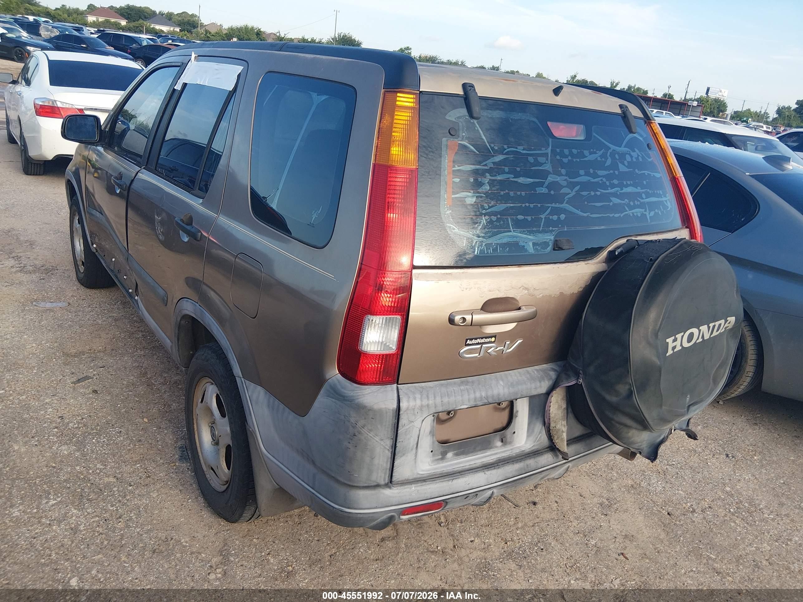 2004 Honda Cr-v Lx Green vin: SHSRD68484U208732