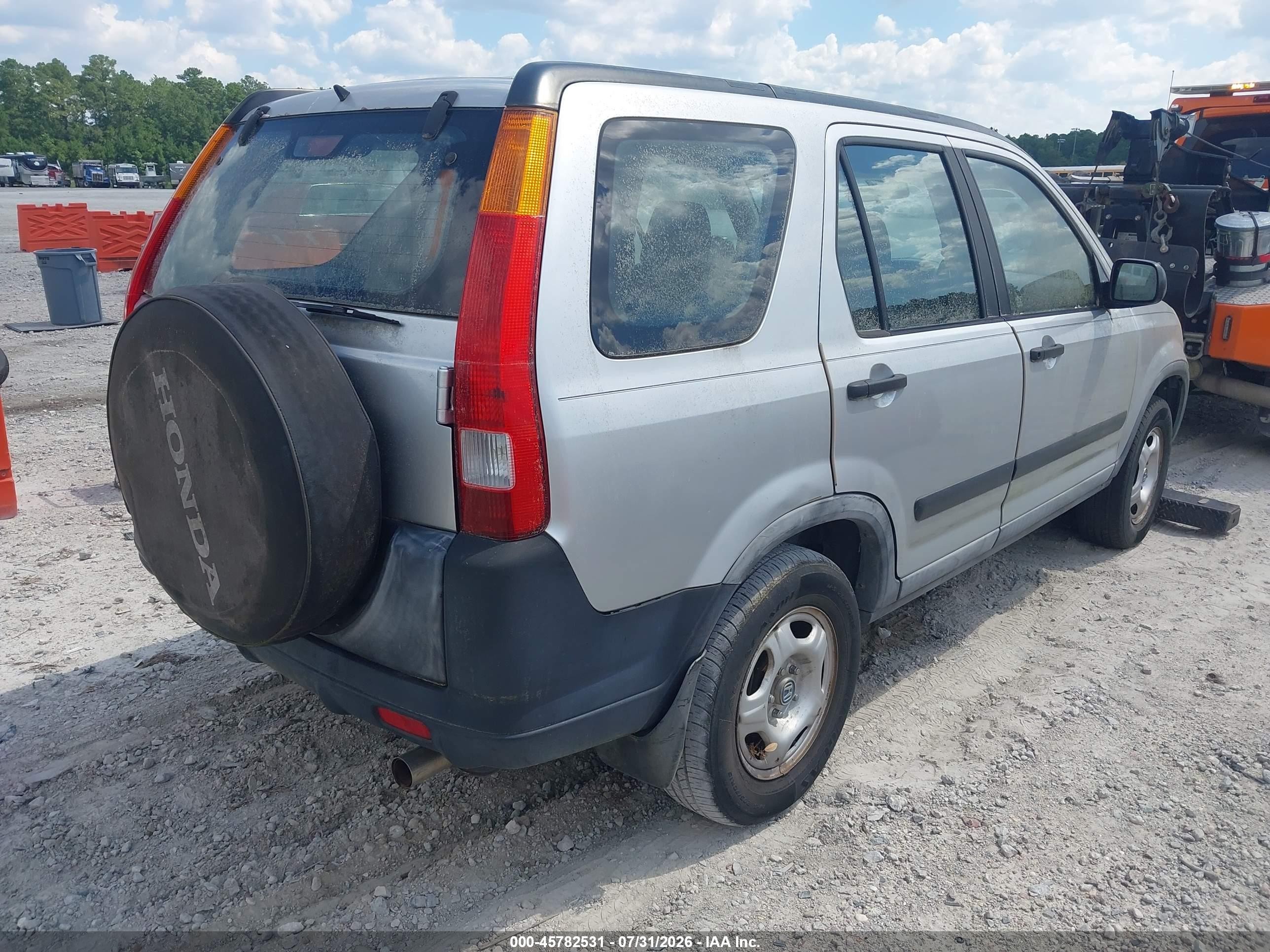 2004 Honda Cr-v Lx Серебряный vin: SHSRD68494U205242