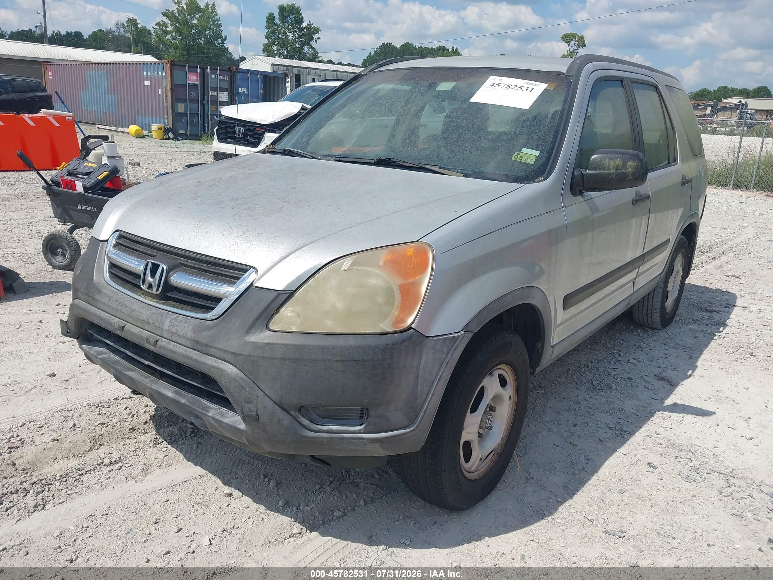 2004 Honda Cr-v Lx Серебряный vin: SHSRD68494U205242