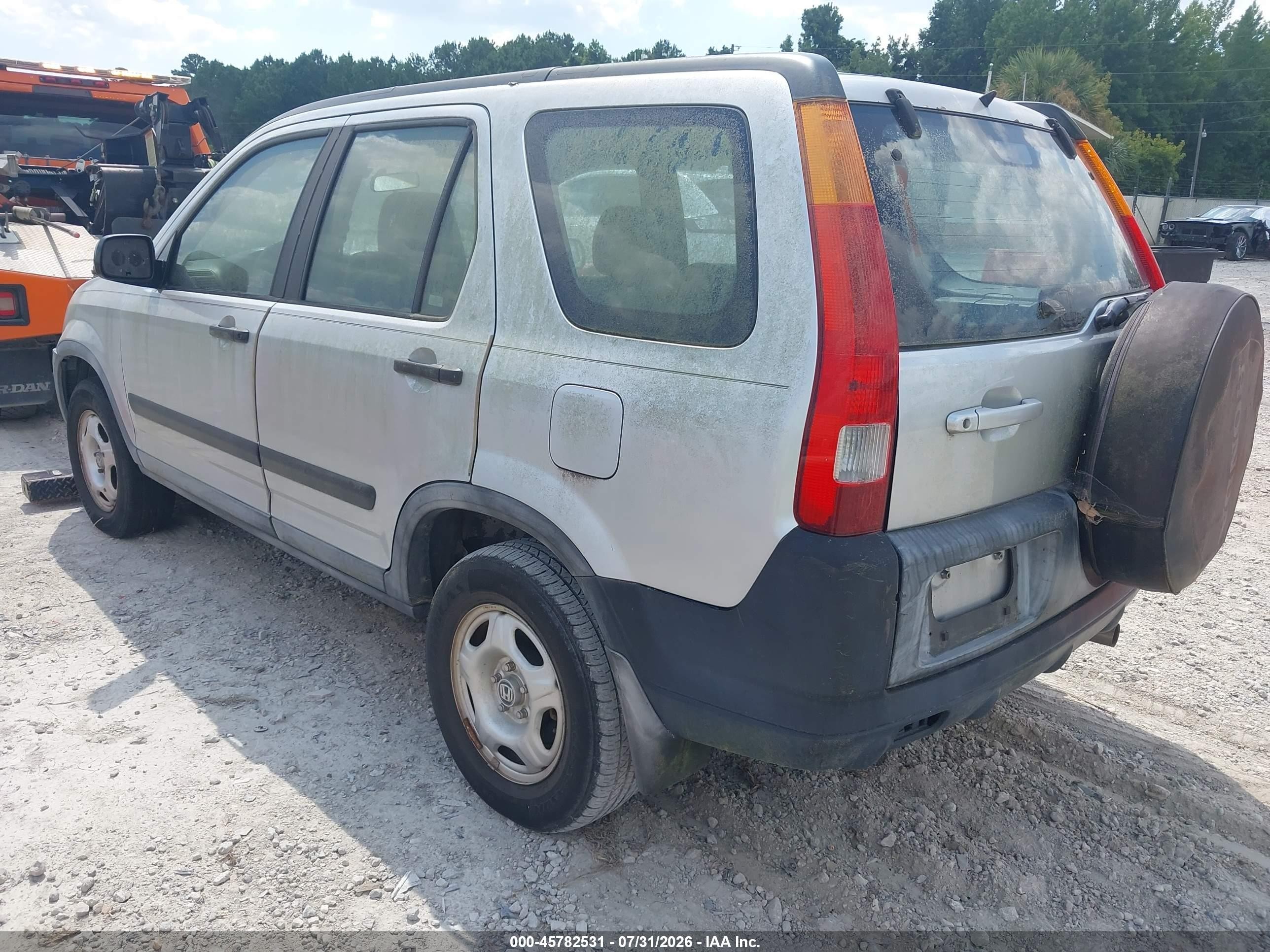2004 Honda Cr-v Lx Серебряный vin: SHSRD68494U205242