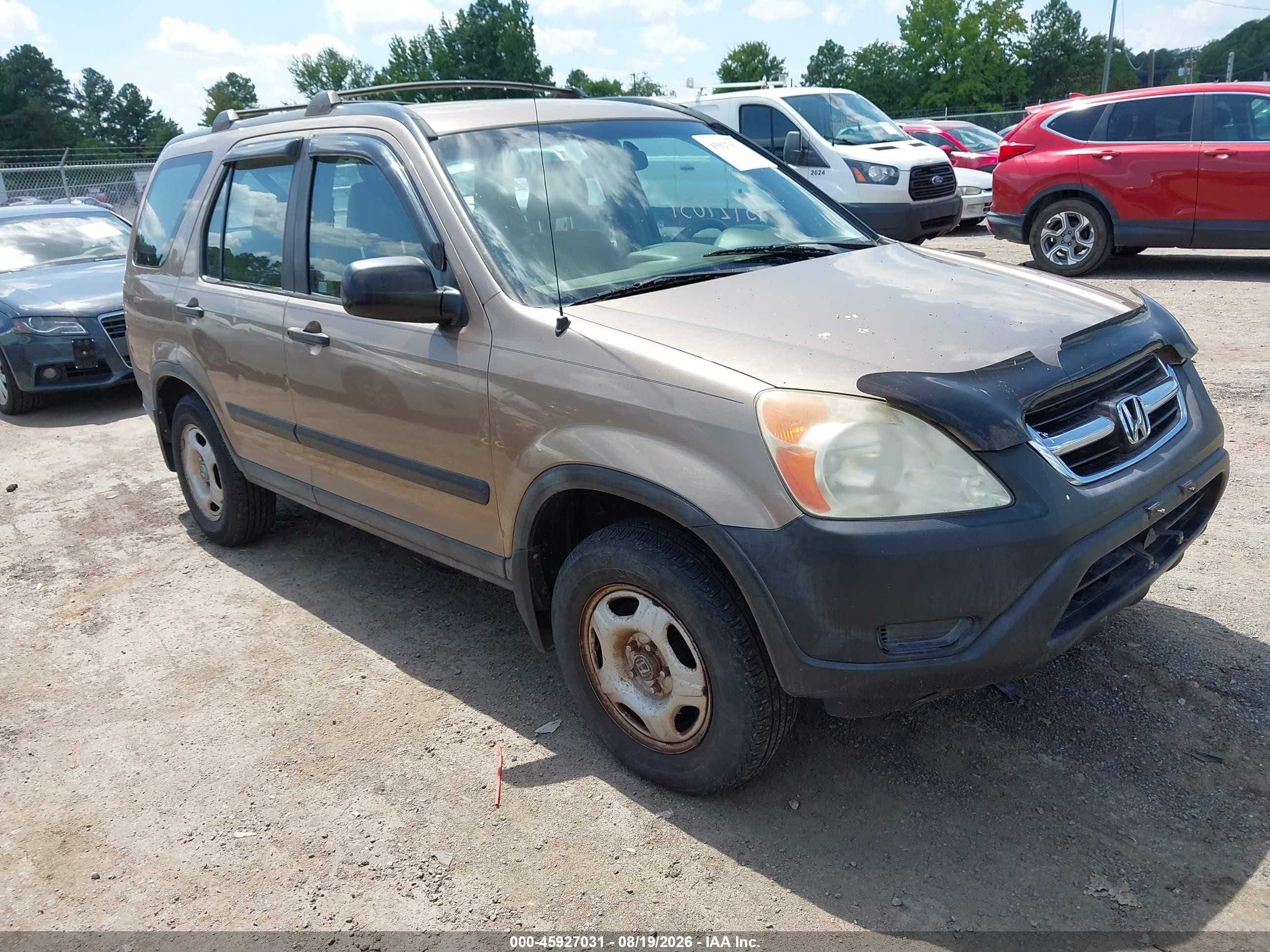 2002 Honda Cr-v Lx Gold vin: SHSRD684X2U001143