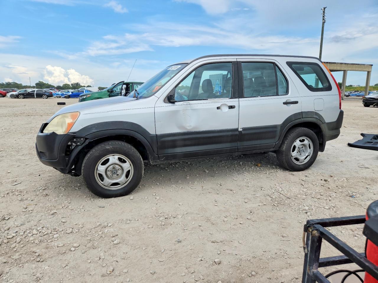 2003 Honda Cr-v Lx Silver vin: SHSRD684X3U102166