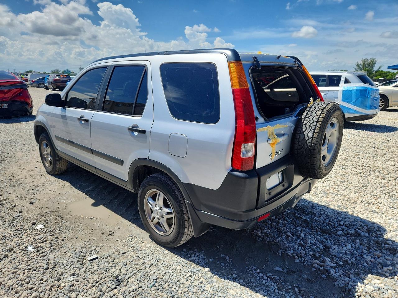 2003 Honda Cr-v Lx Silver vin: SHSRD684X3U109263