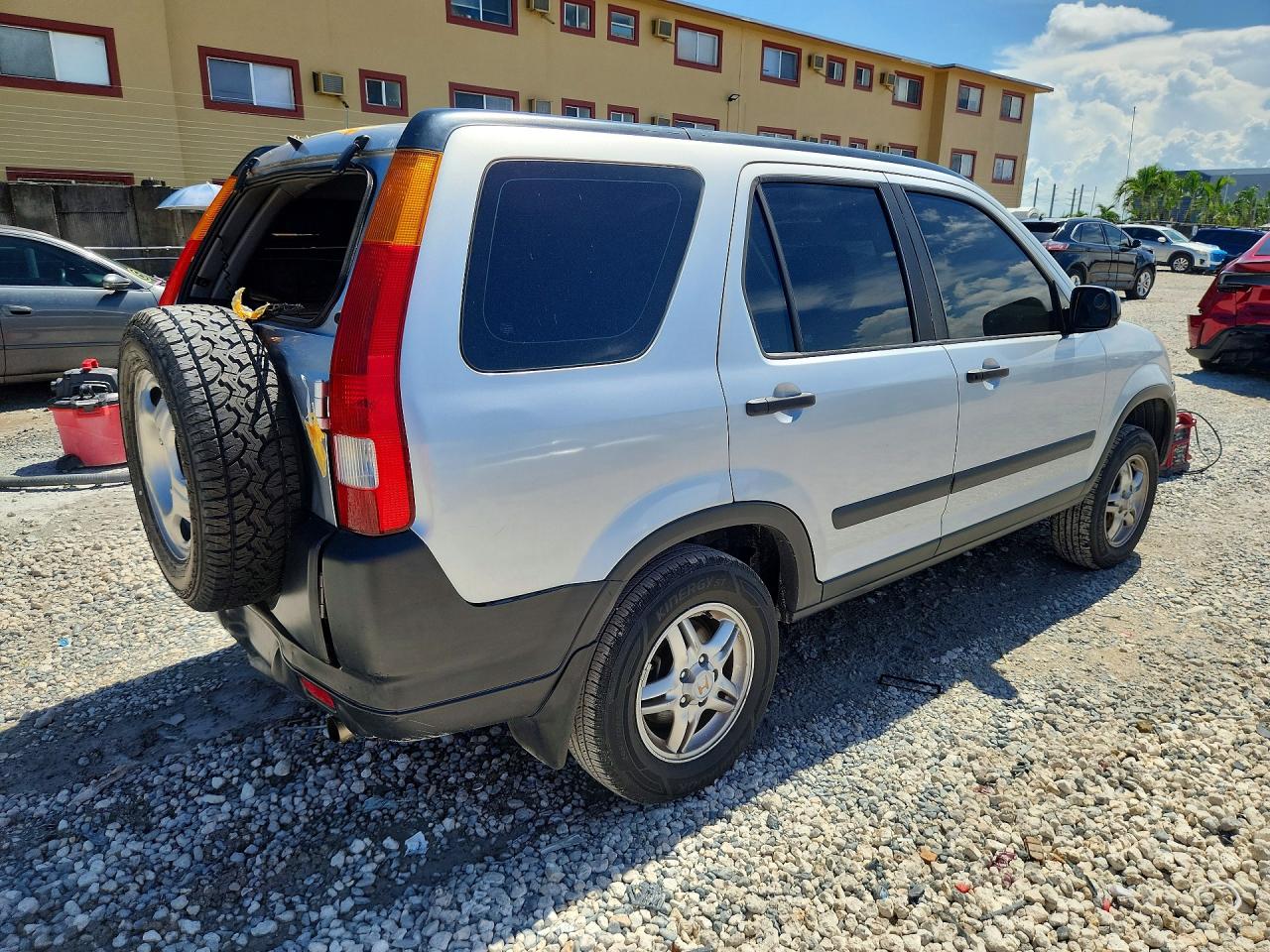 2003 Honda Cr-v Lx Silver vin: SHSRD684X3U109263