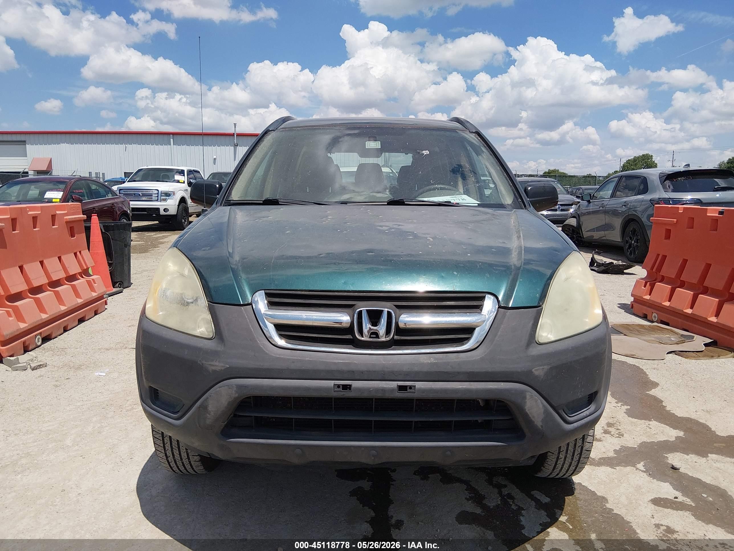 2004 Honda Cr-v Lx Зеленый vin: SHSRD684X4U200700