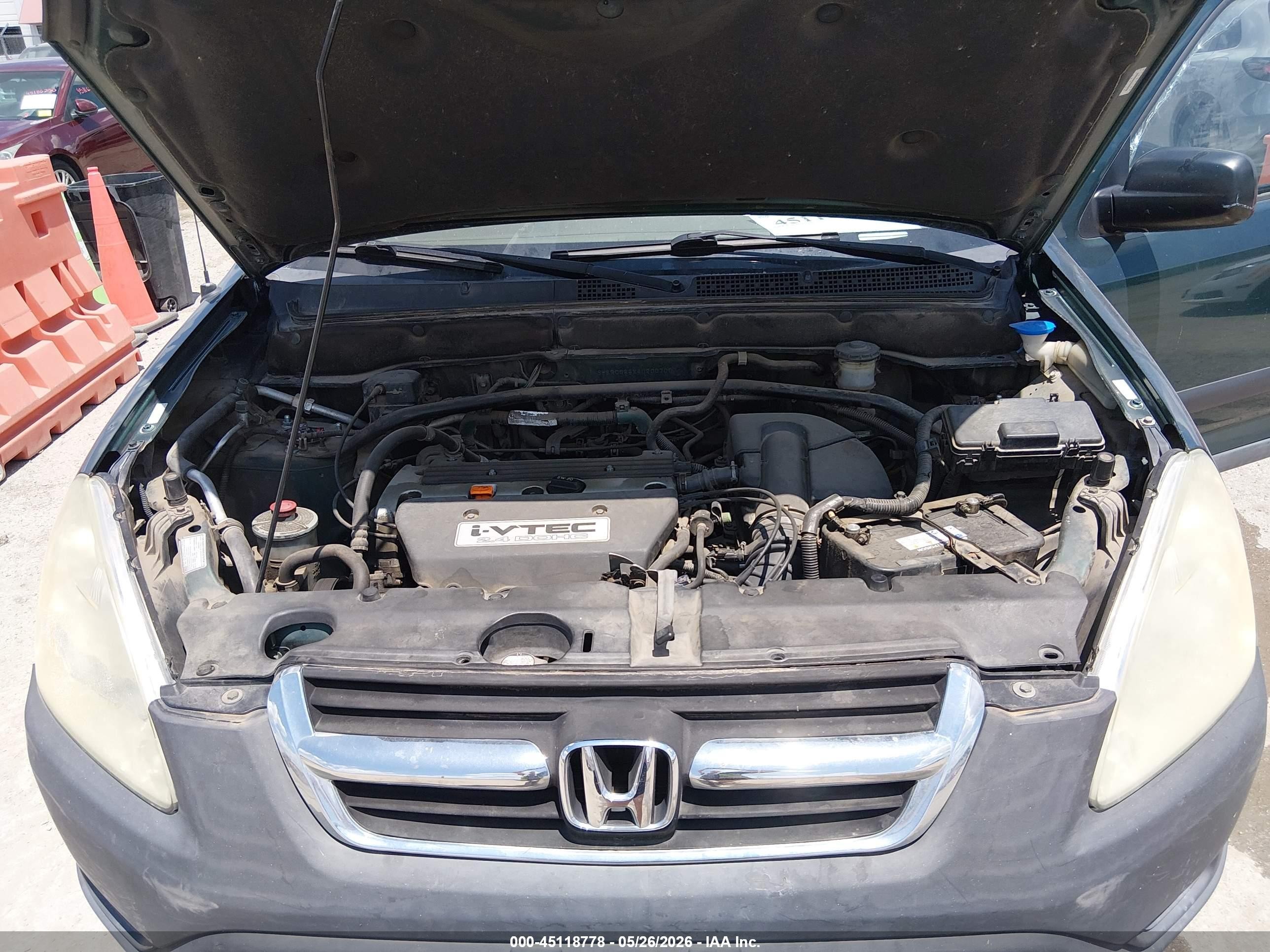2004 Honda Cr-v Lx Зеленый vin: SHSRD684X4U200700
