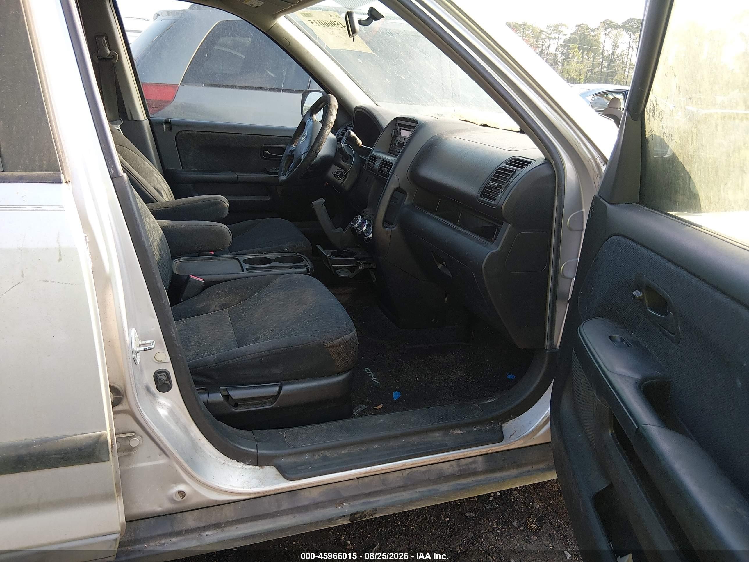 2005 Honda Cr-v Lx Silver vin: SHSRD68505U300377